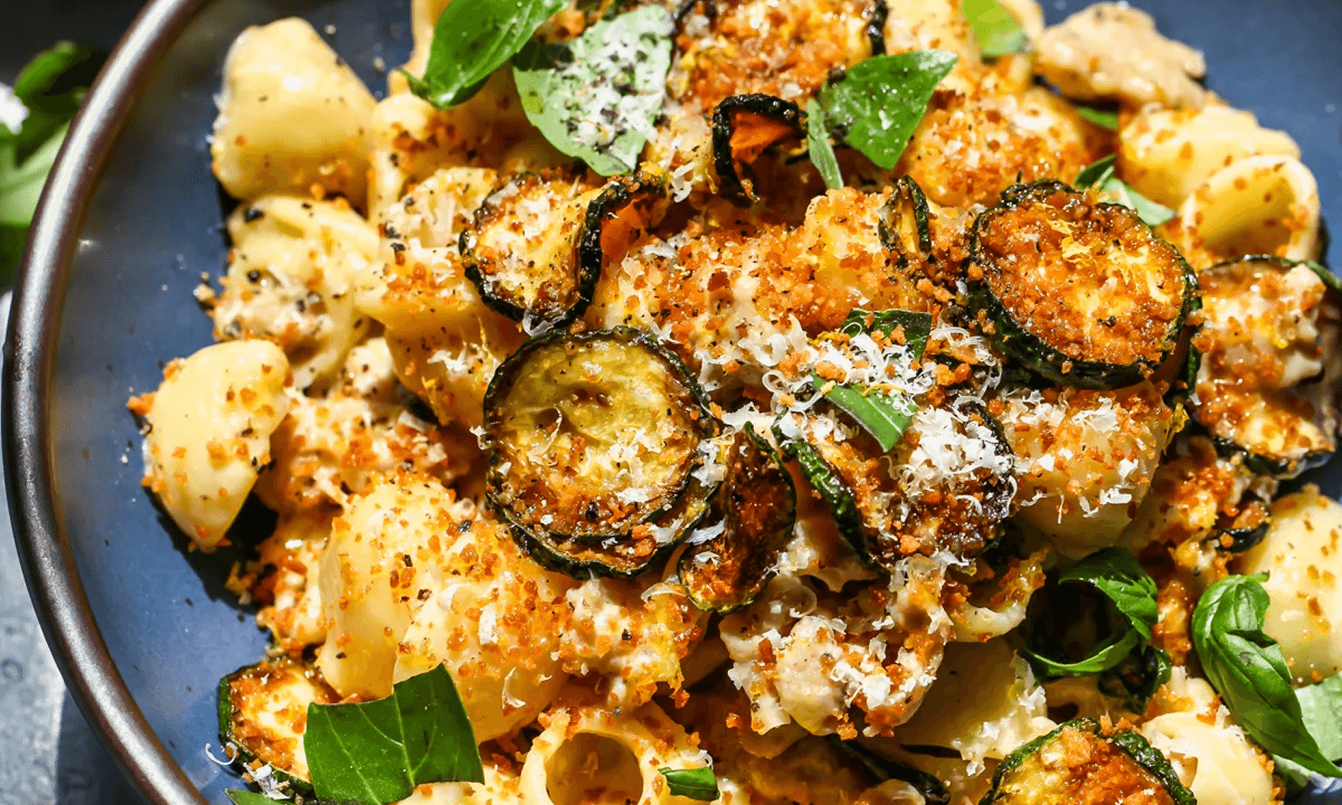 Dishing Out Health's Caramelized Zucchini and Sausage Pasta