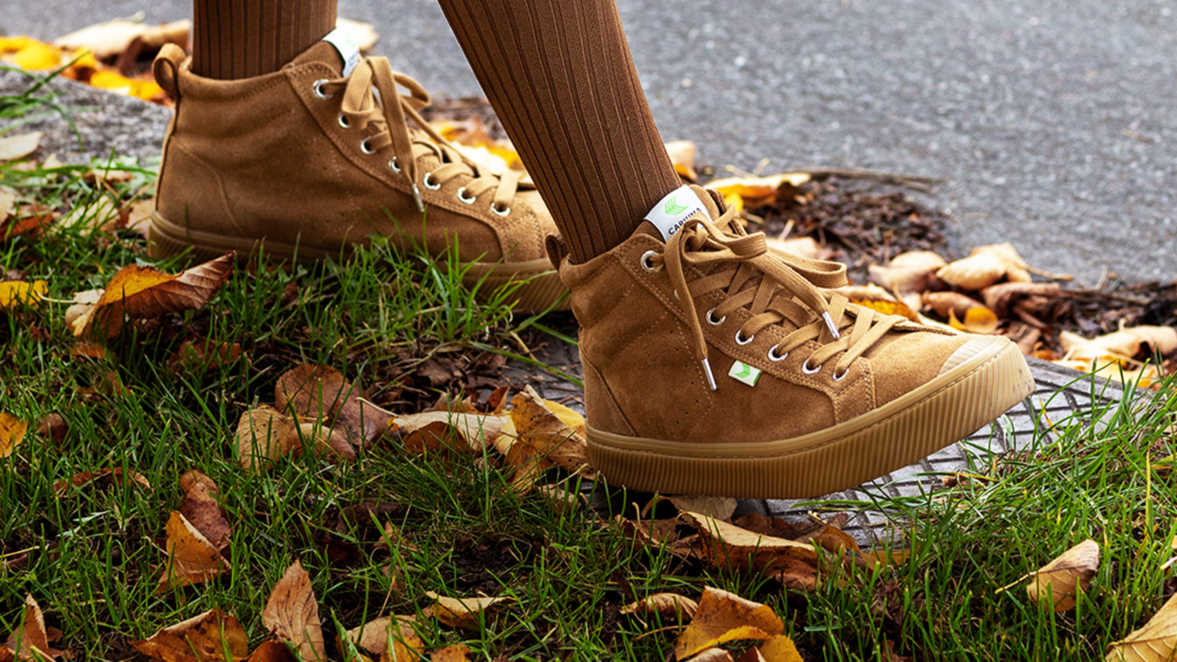 high top suede sneaker