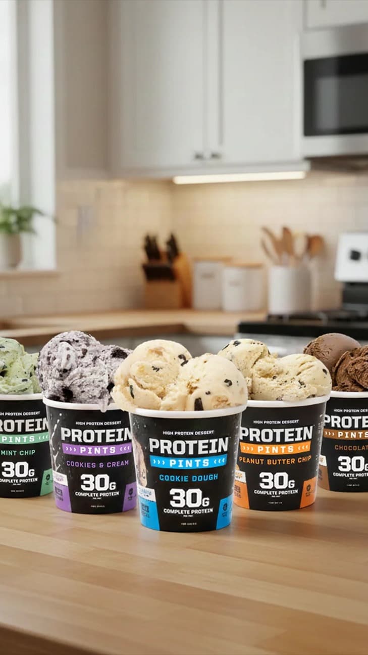 protein pints ice cream