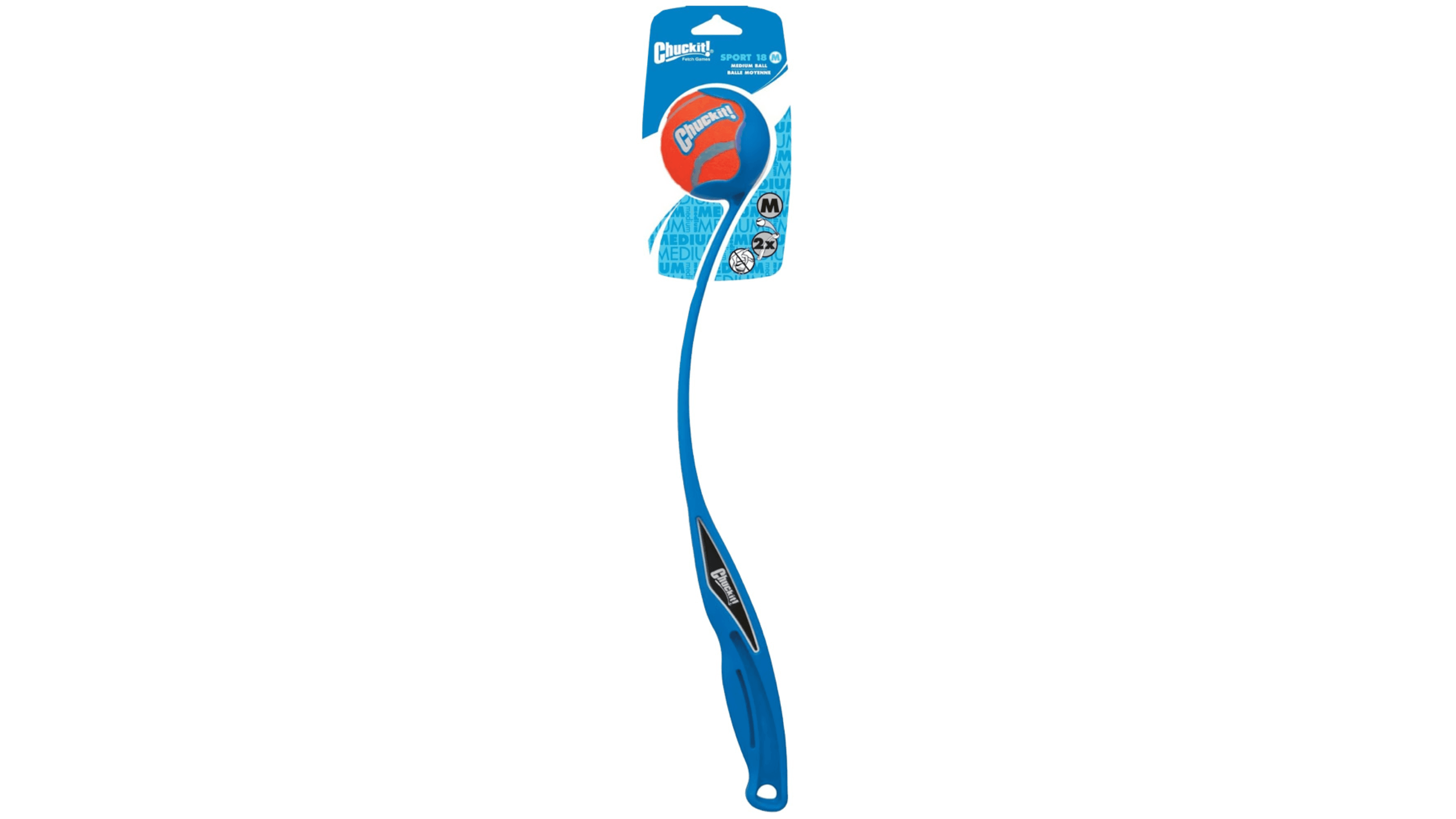 chuck it ball launcher to help you throw your dog's ball further during play time
