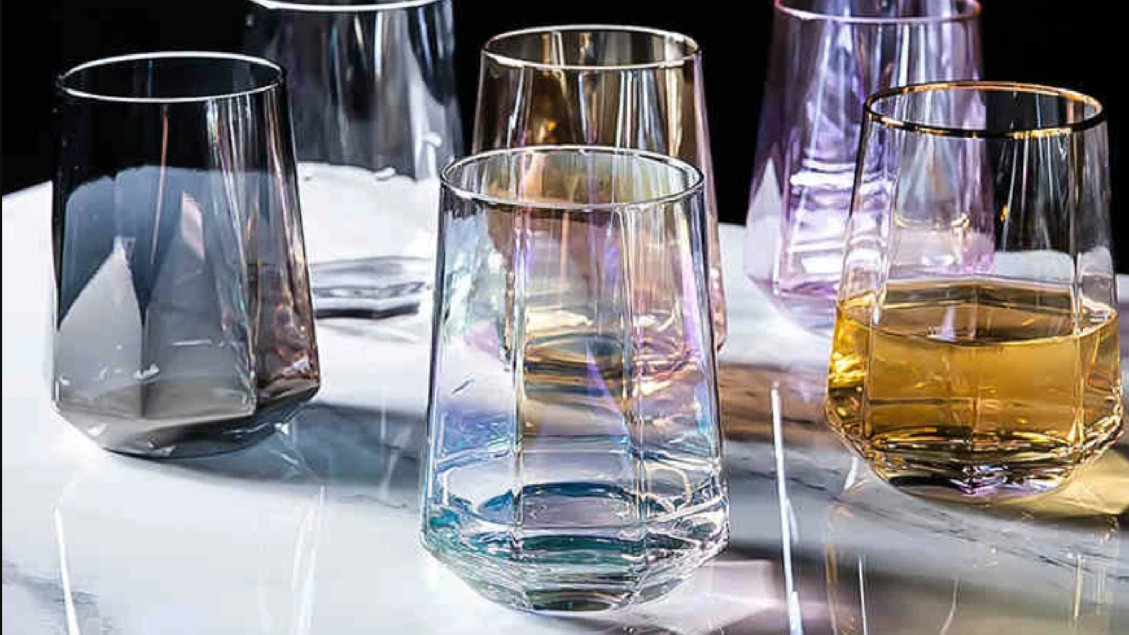 cocktail glasses