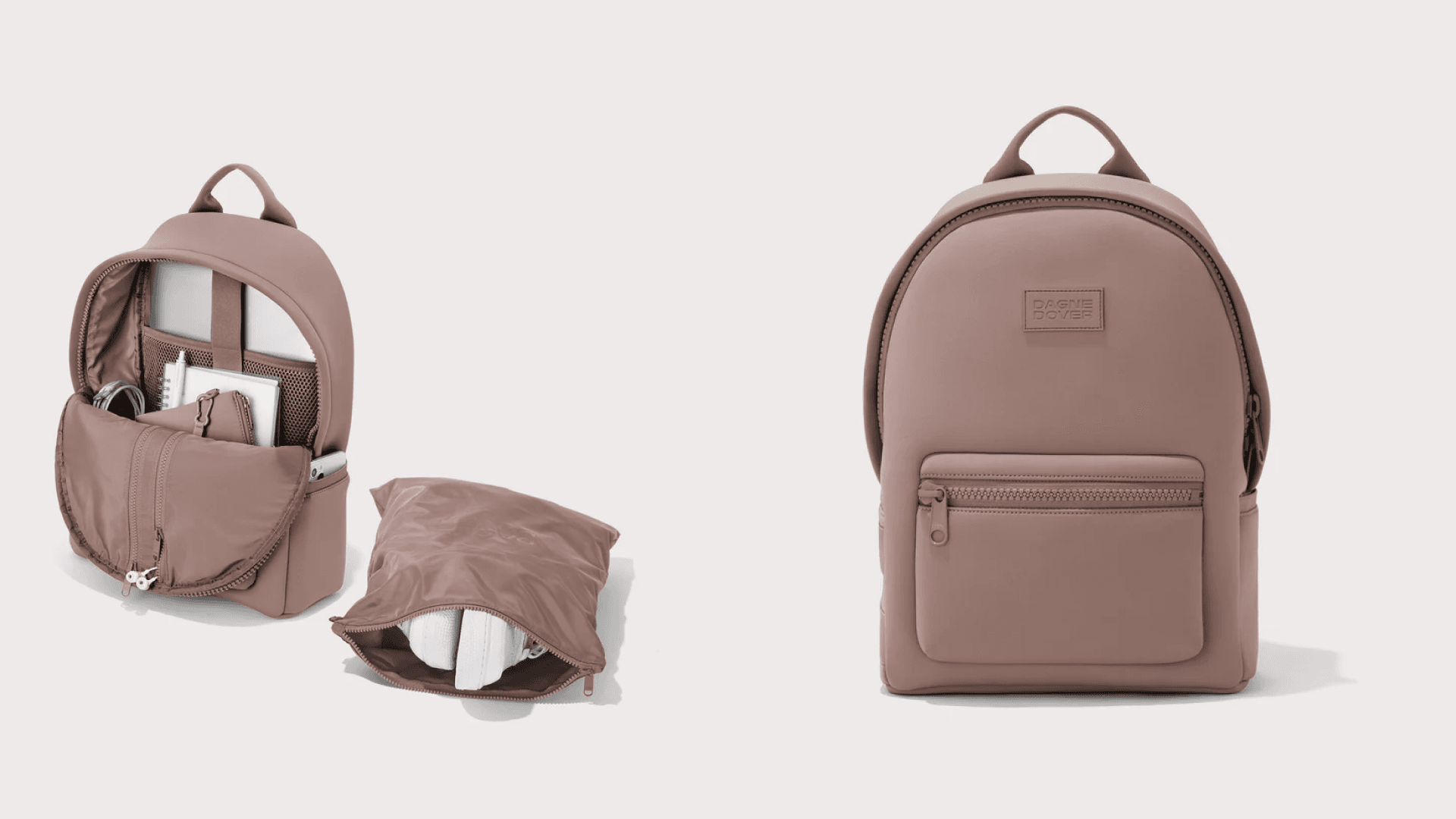 grey backpack