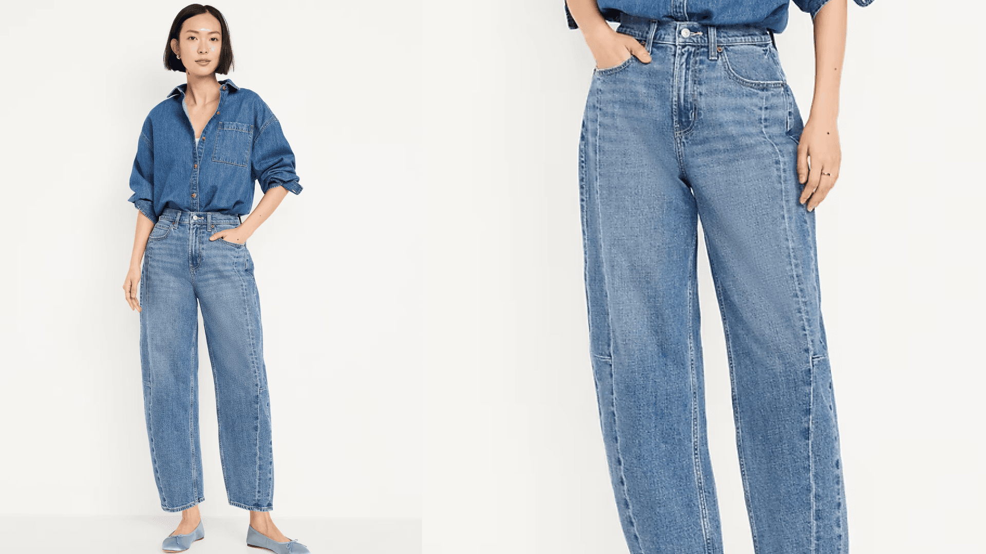 barrel jeans
