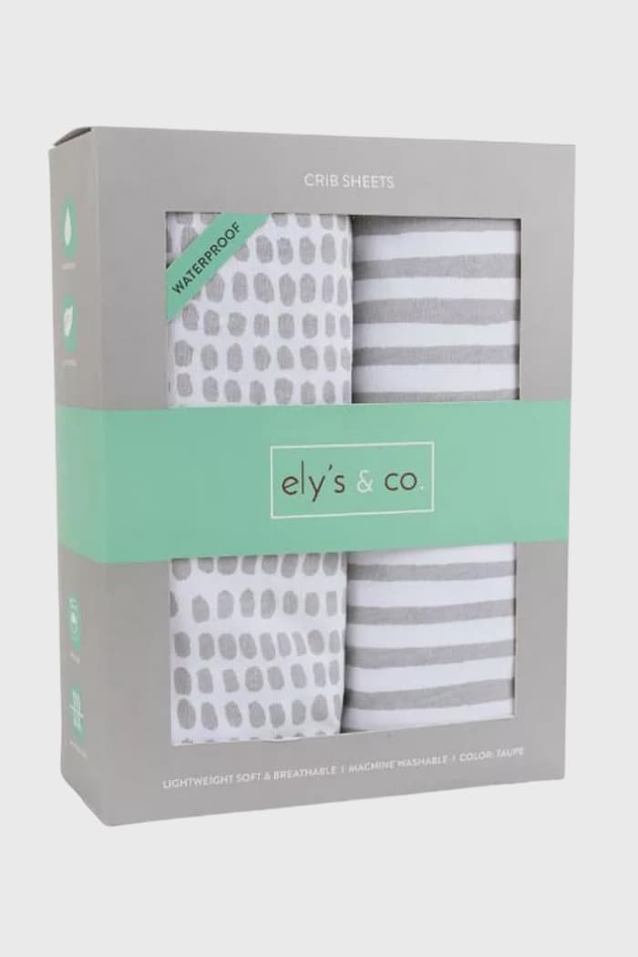 Ely’s & Co. Patent Pending Waterproof Crib Sheet