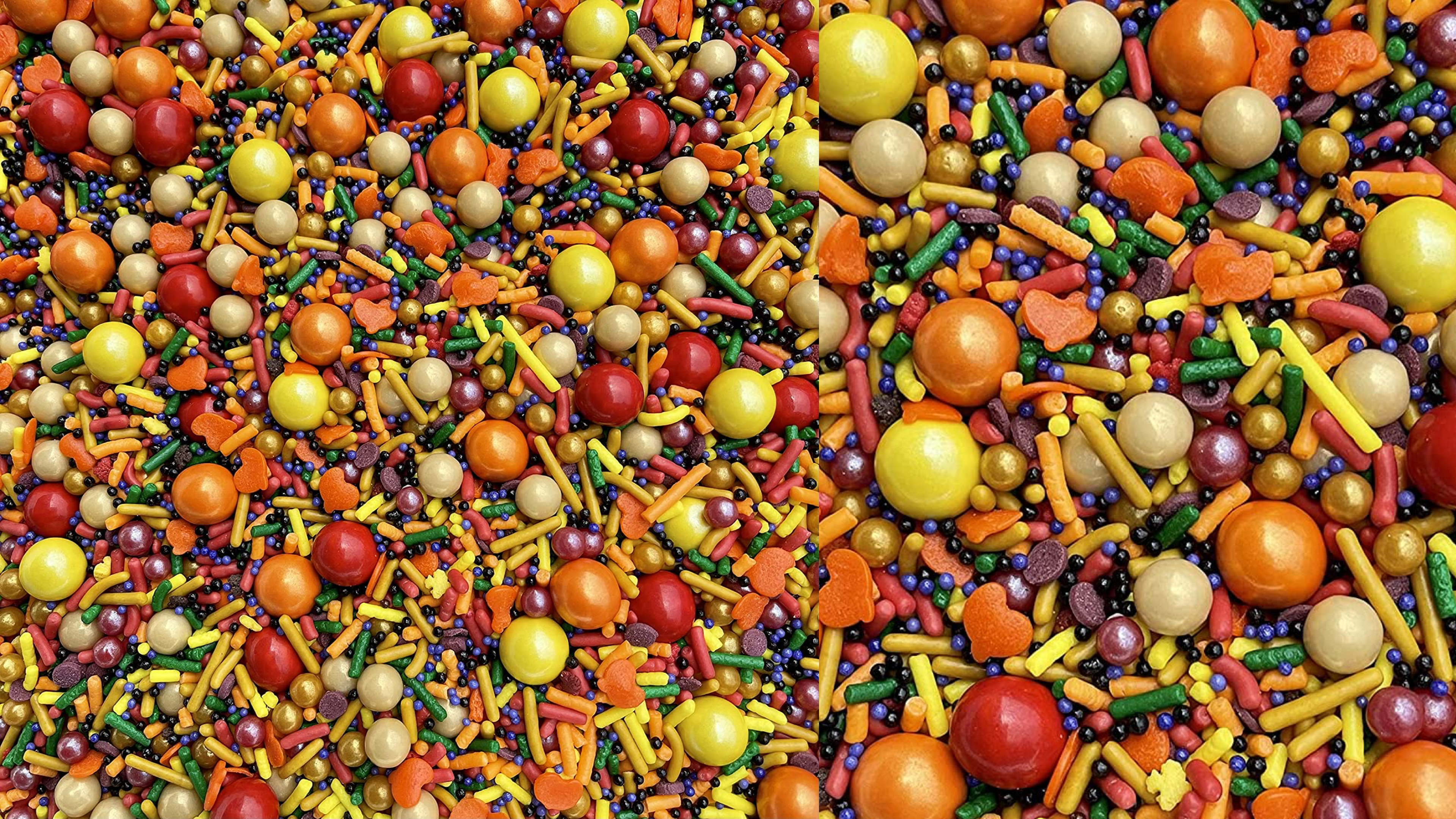 autumn-themed sprinkles