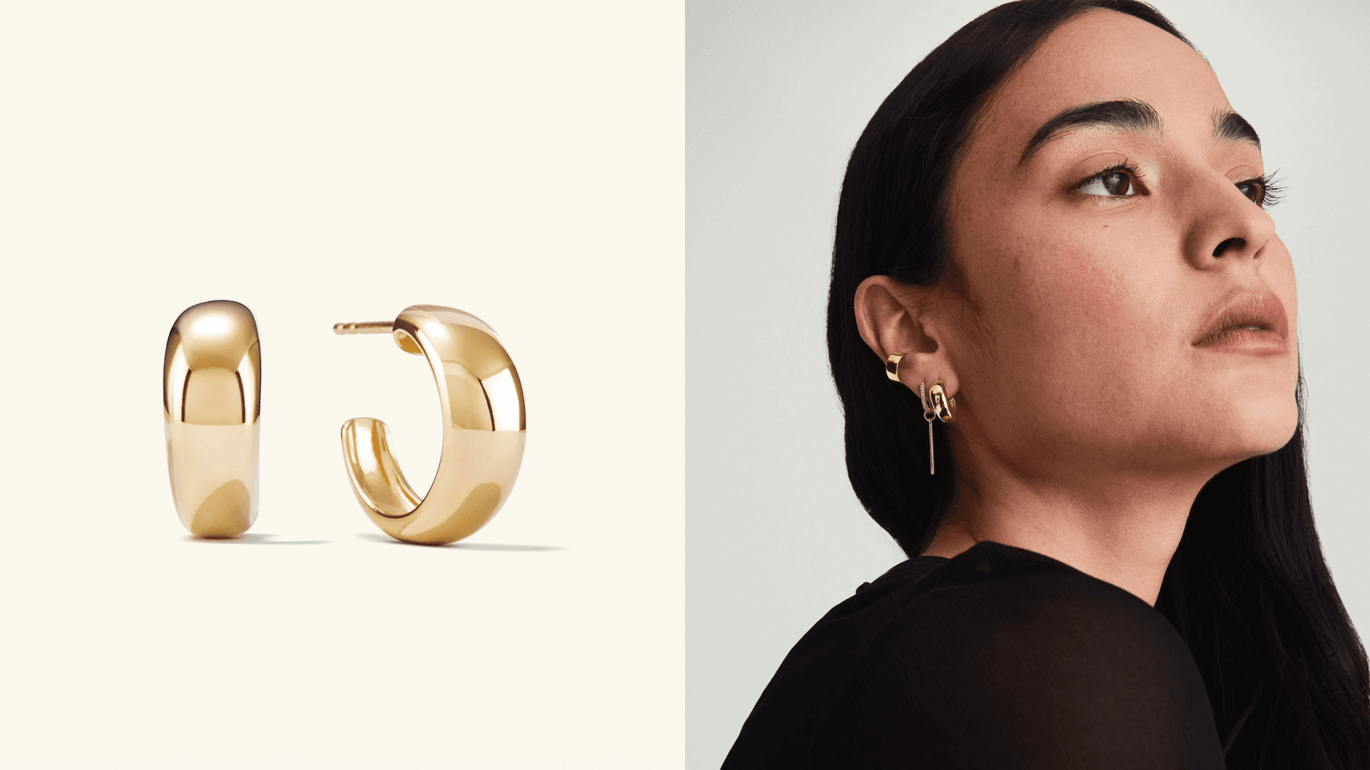 hoop earrings