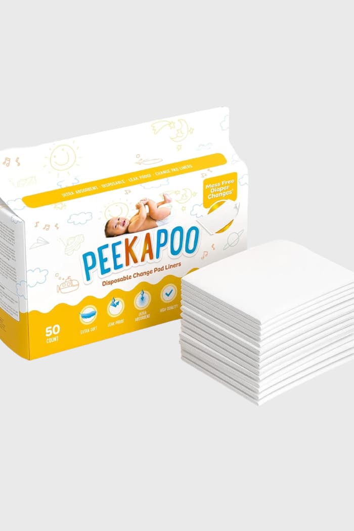 Peekapoo Disposable Baby Changing Pad Liners