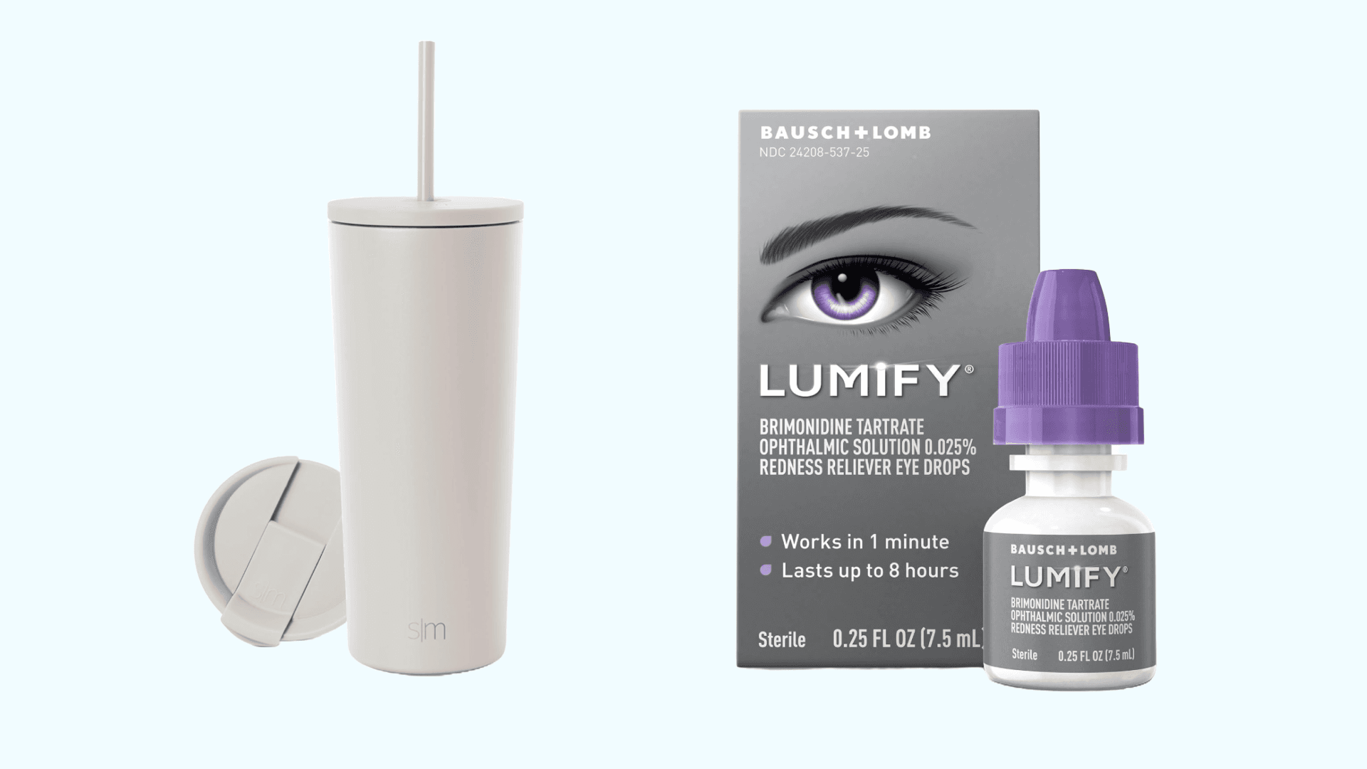 Simple Modern Insulated Tumbler with Lid and Straw | Iced Coffee Cup Reusable Stainless Steel Water Bottle Travel Mug | Gifts for Women Men Her Him | Classic Collection | 24oz | Almond Birch