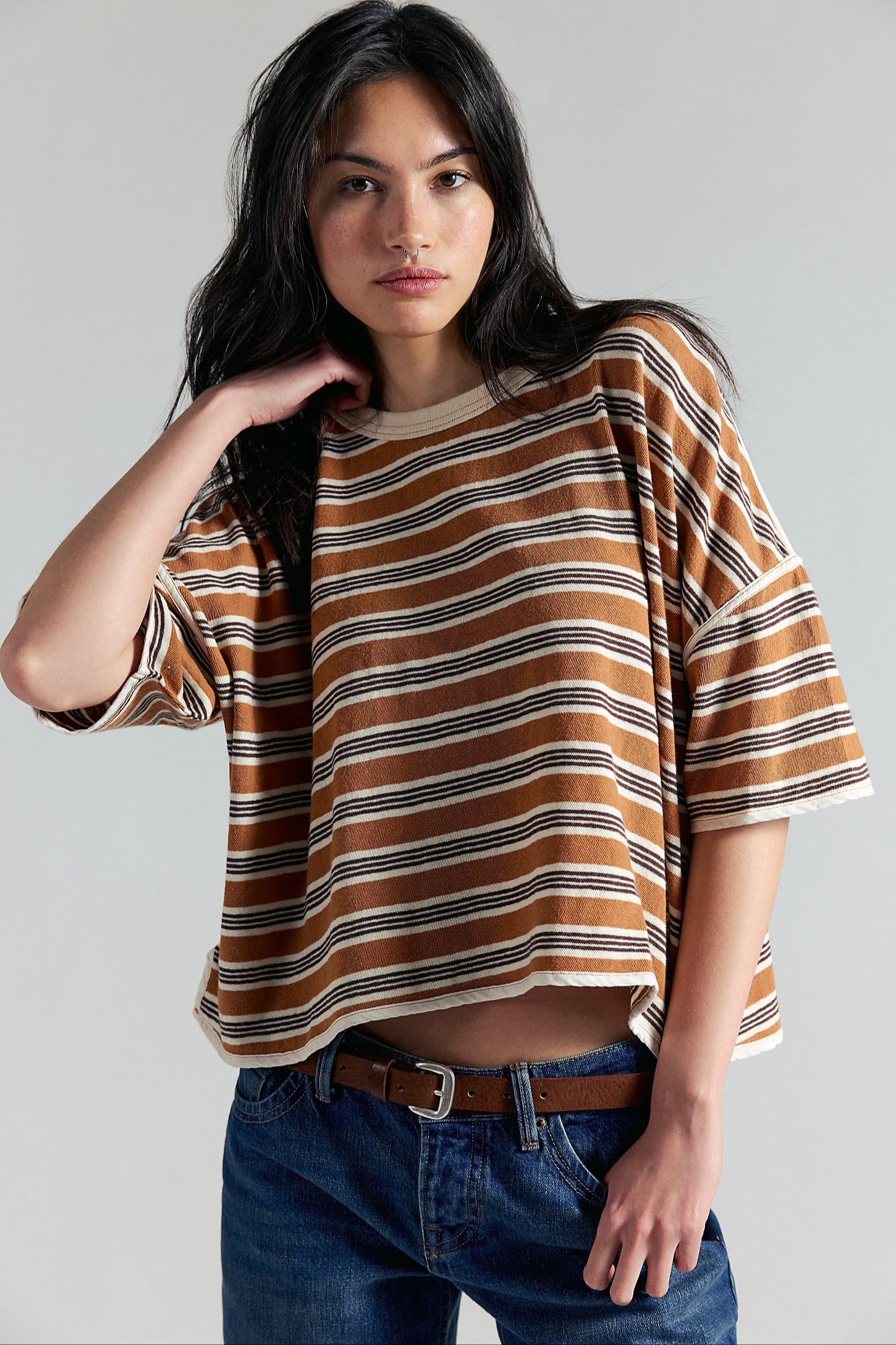 striped tee