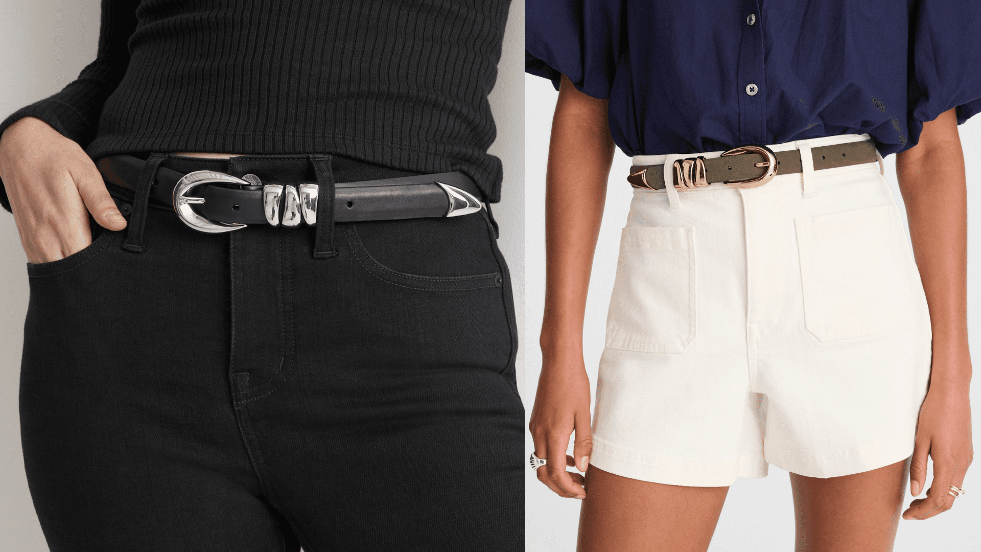 belt with metal buckle