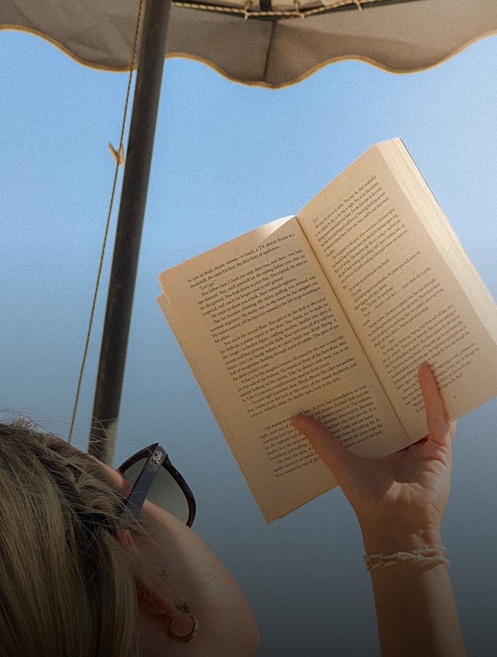 woman reading