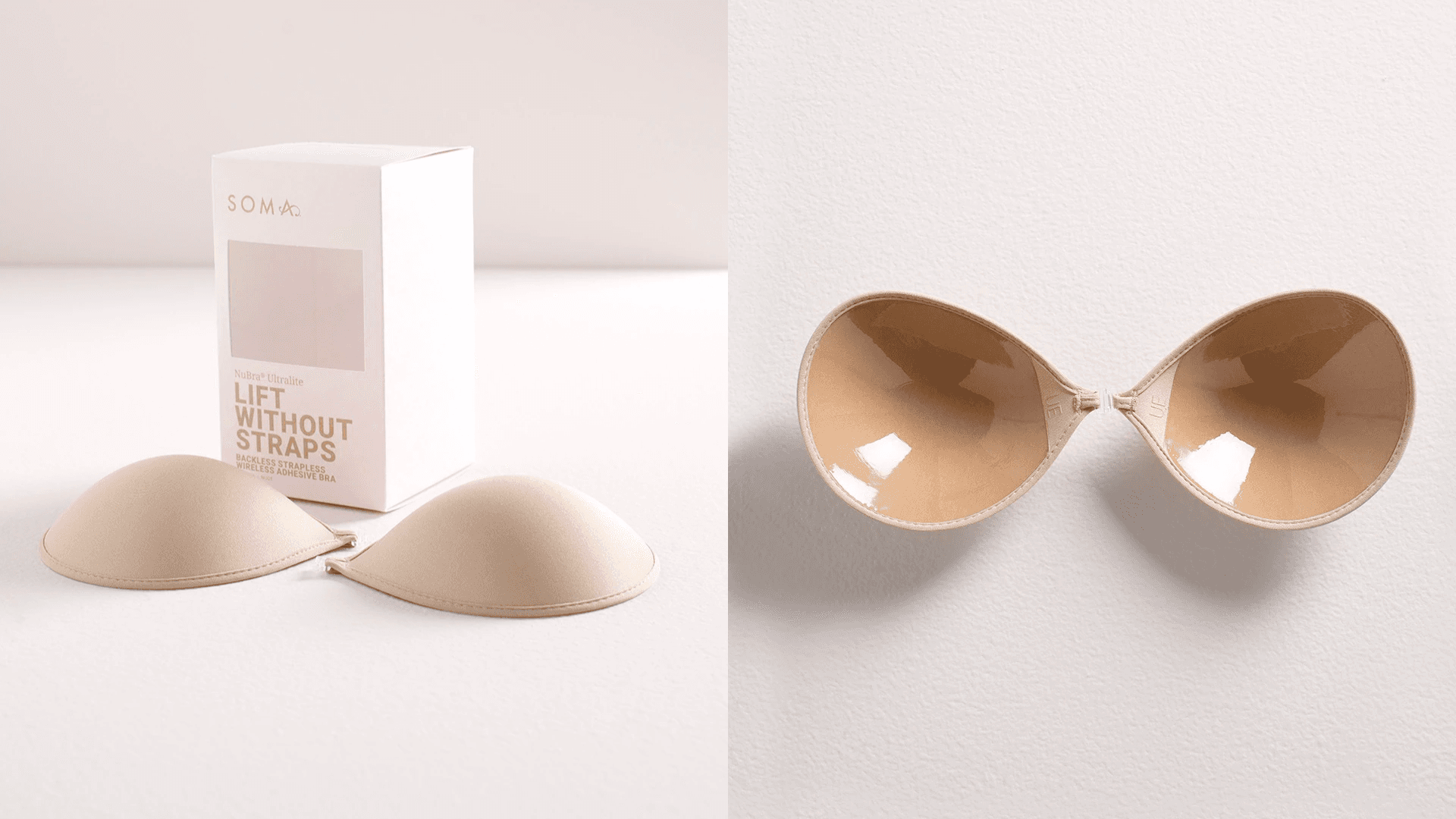 Soma sticky strapless bra cups
