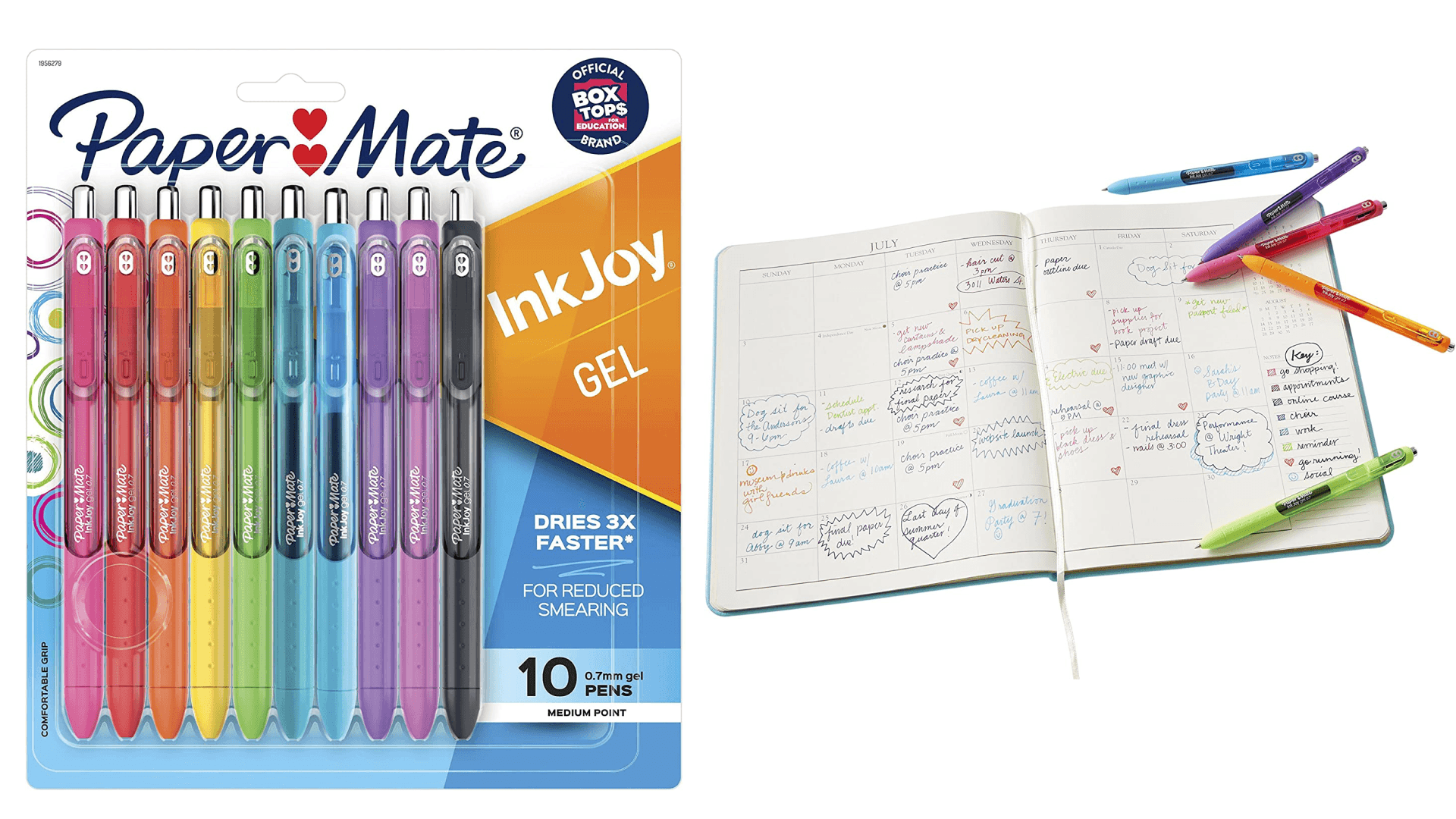 gel pens