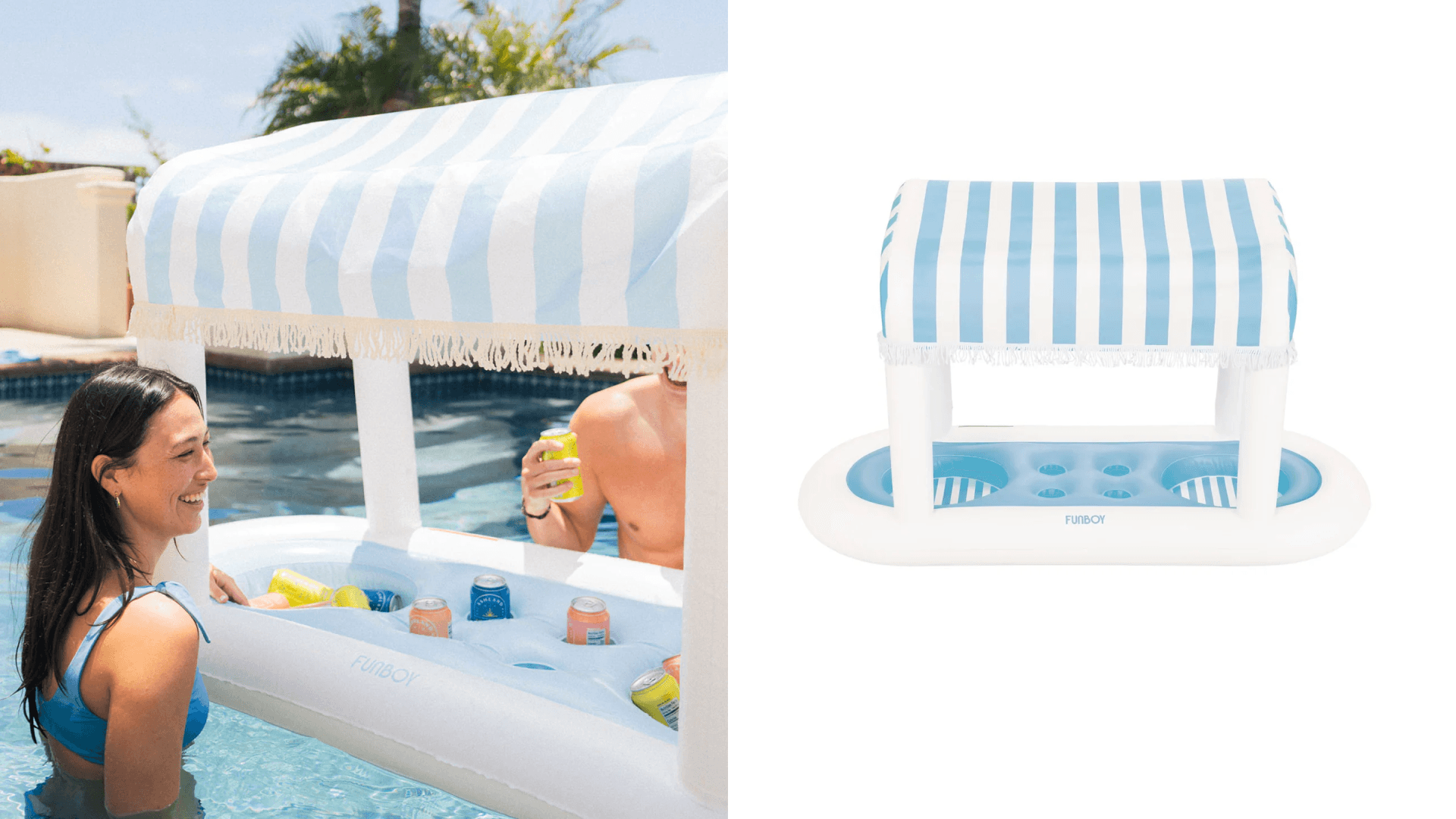 Floating cabana