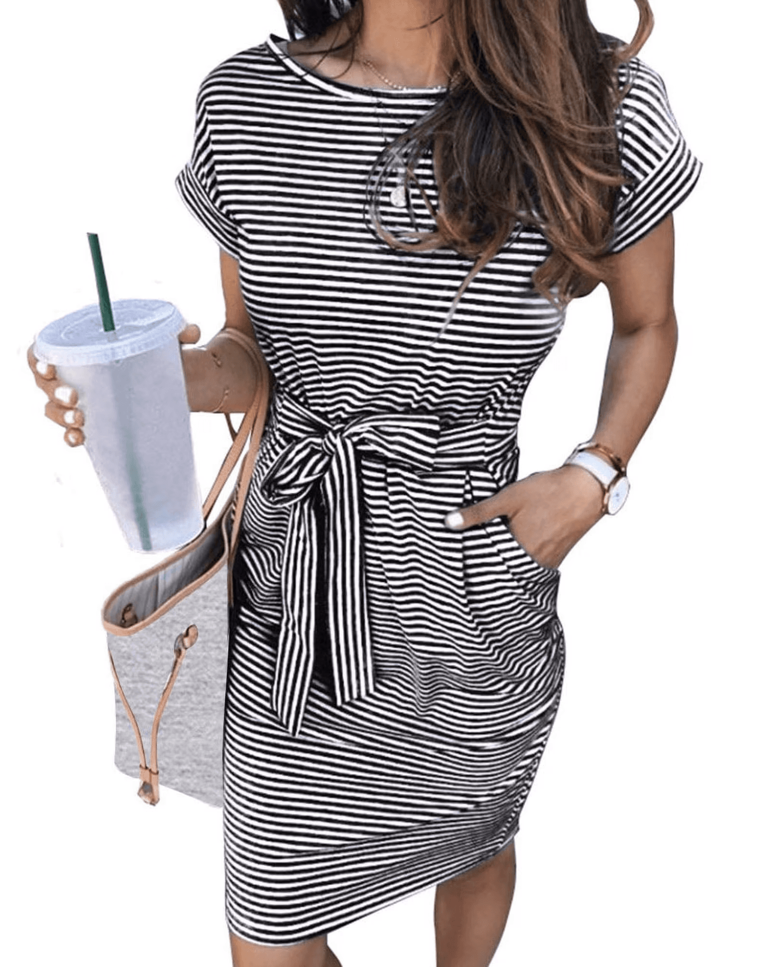 Walmart UVN T-Shirt Midi Dress