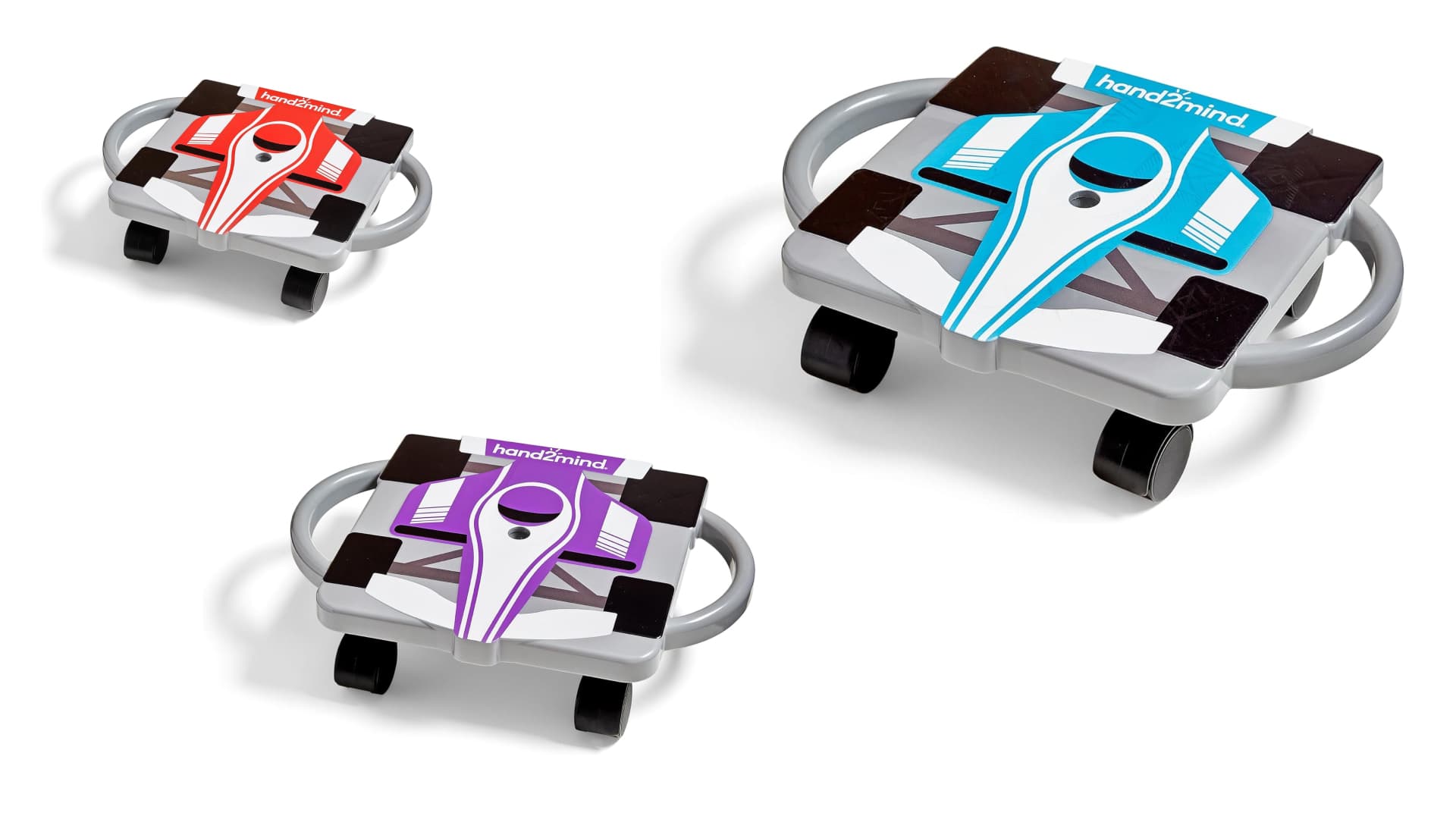 hand2mind Blue Speedway Racer Scooter Board