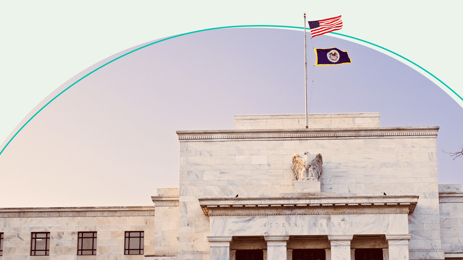 A photo of the Federal Reserve building 