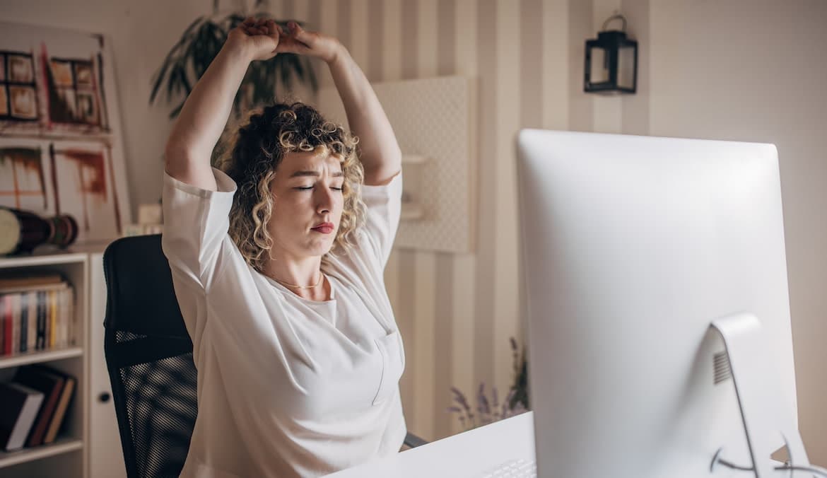 Featured image for 6 Moves to Help Get Rid of That Hump at the Base of Your Neck