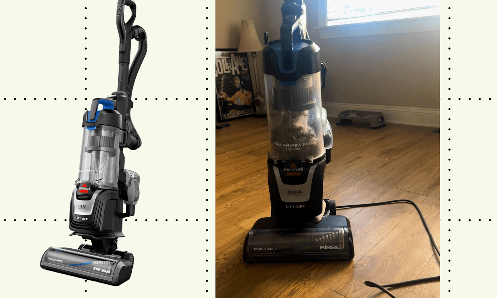 BISSELL CleanView Max Lift Off Tangle-Free Brush Roll Vacuum Cleaner