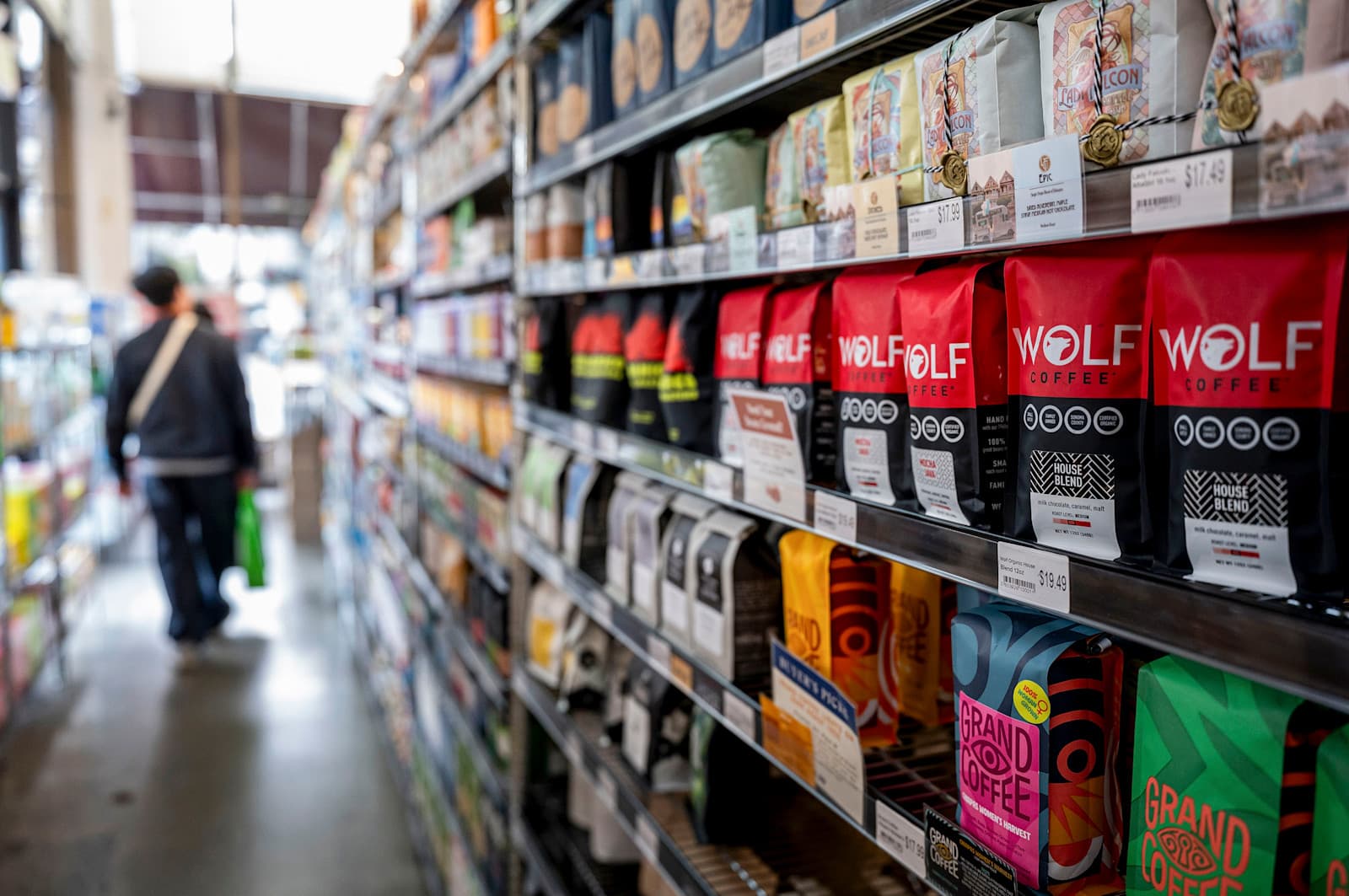 offee at a grocery store 