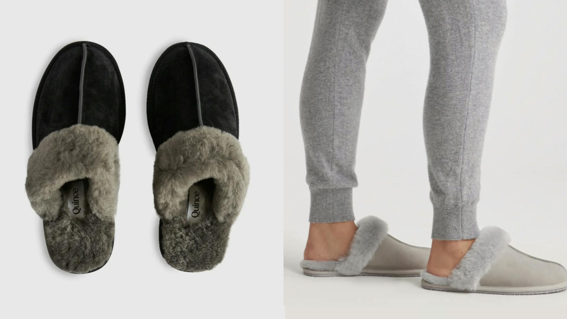 fur lined slipper