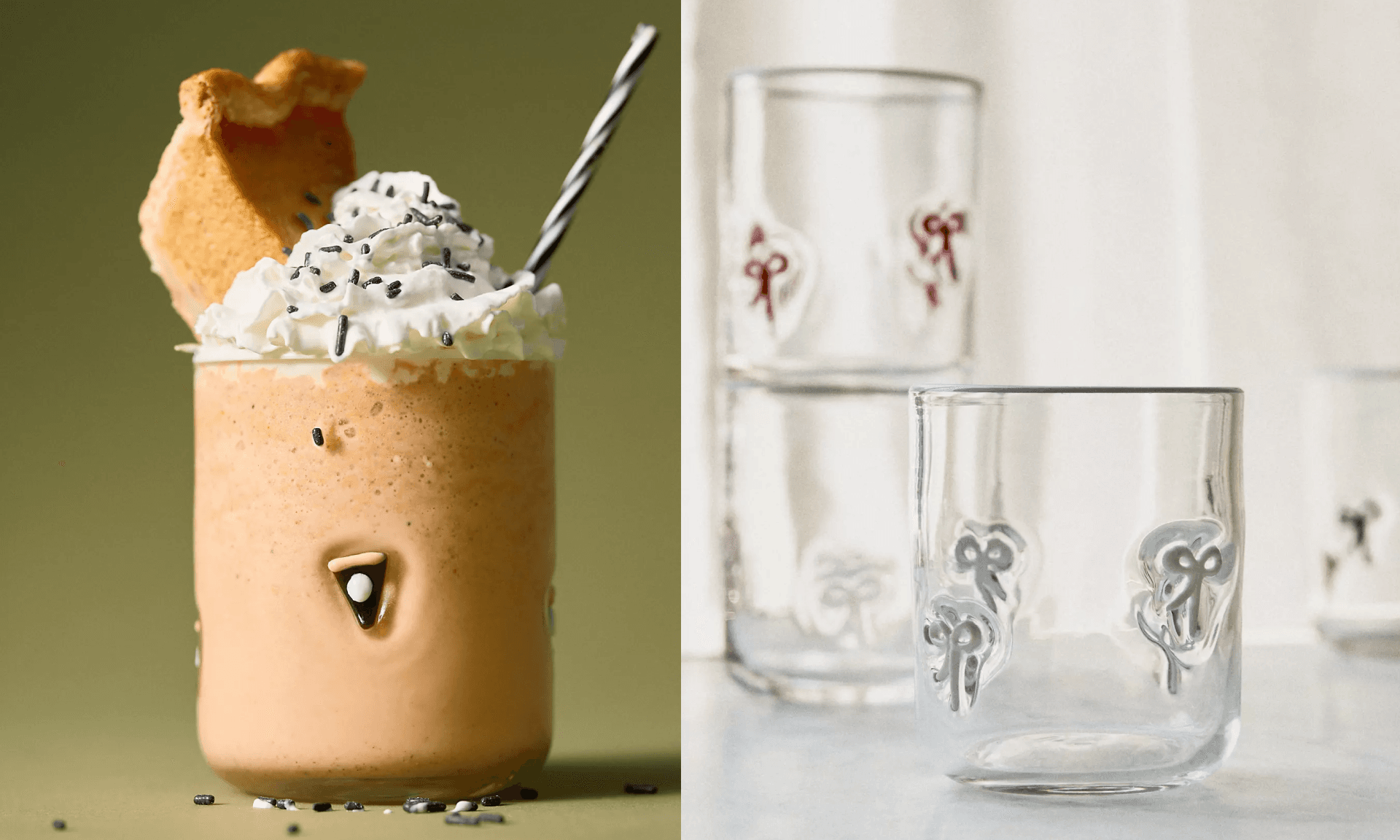 Anthropologie Icon Juice Glasses