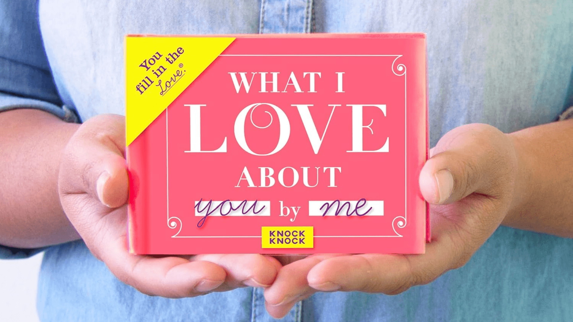 Knock Knock What I Love about You Book Fill in the Love Fill-in-the-Blank Gift Journal, 4.5 x 3.25-Inches