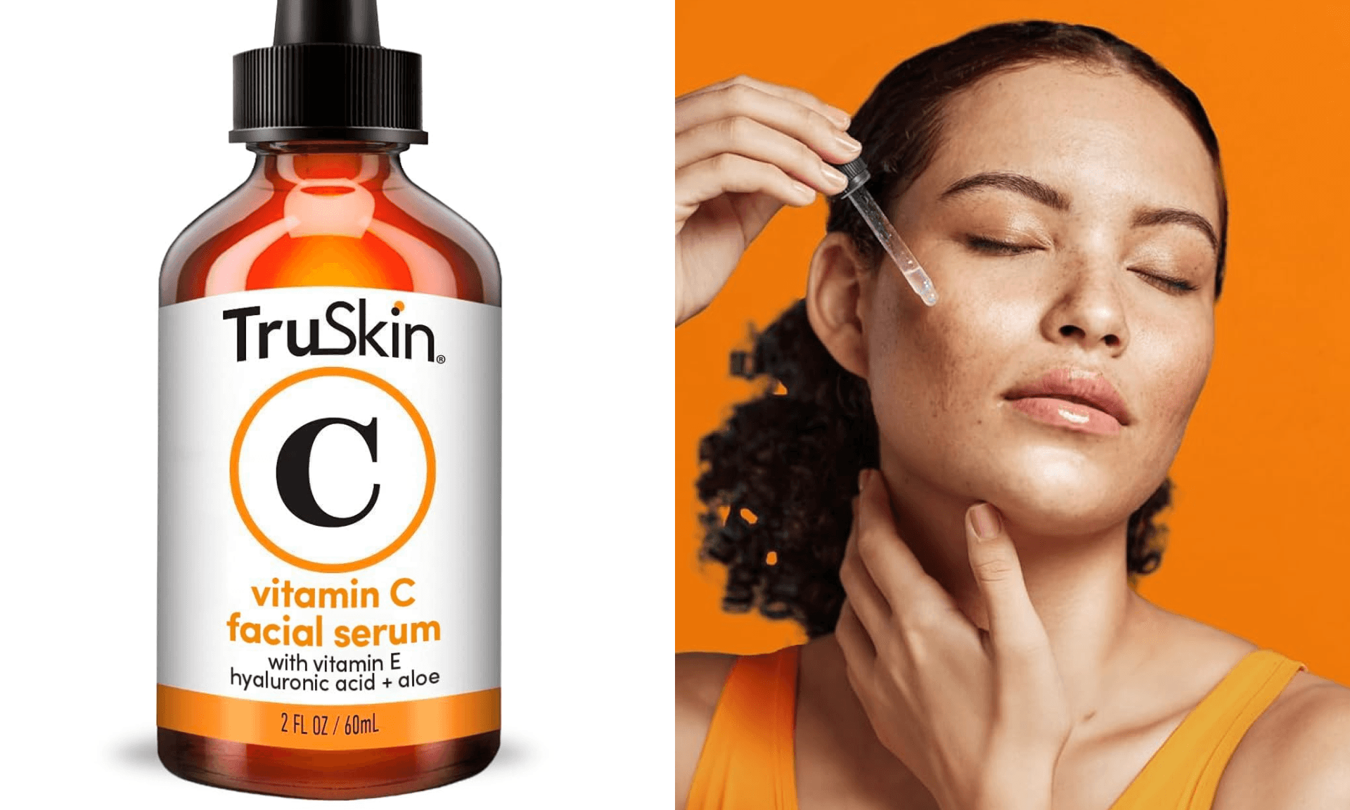 TruSkin Vitamin C Serum For Face – Anti Aging Face Serum with Vitamin C, Hyaluronic Acid, Vitamin E – Brightening Formula – Improve Appearance of Dark Spots, Tone, Fine Lines & Wrinkles, 2 Fl Oz
