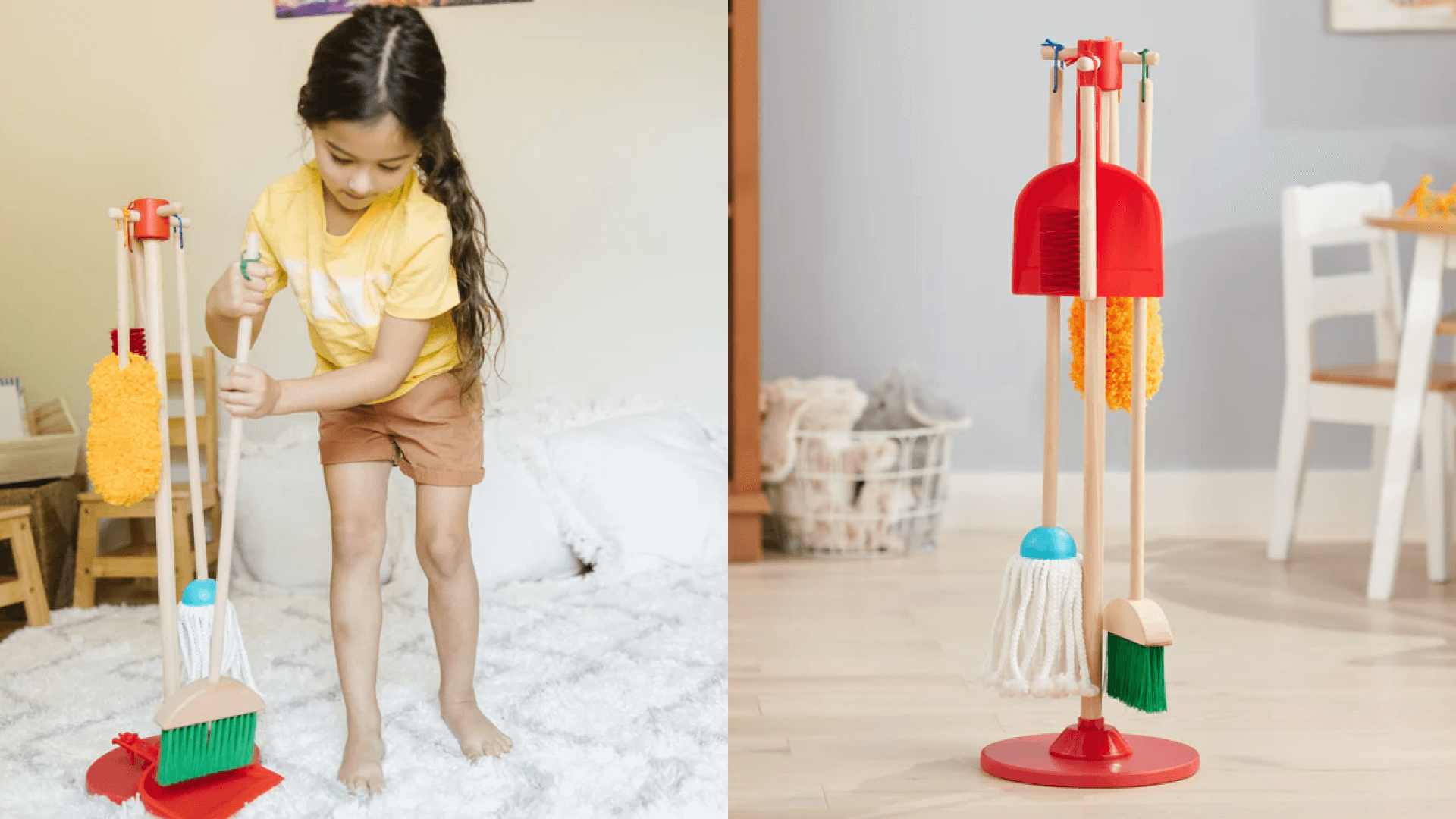 Cleaning toy set