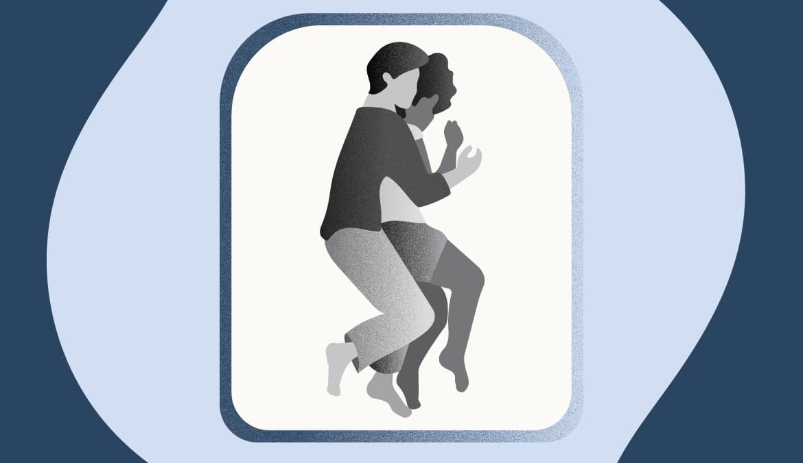 couples sleeping positions
