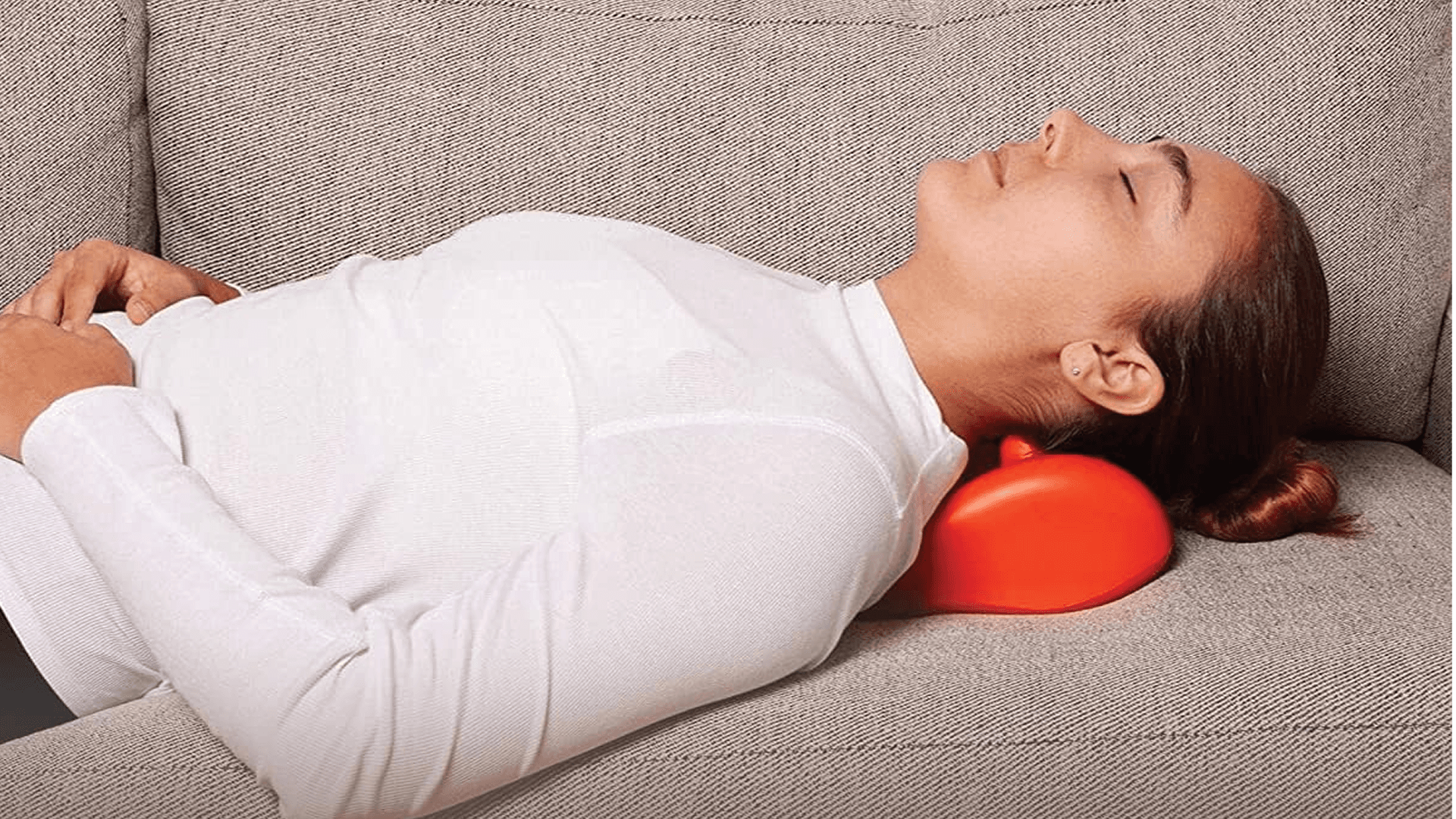 Kanjo Acupressure Neck Pain Relief Cushion | Cervical Traction Device & Acupressure Cushion for Muscle Tension & Relaxation | Helps Relieve Neck & Shoulder Pain | Blue