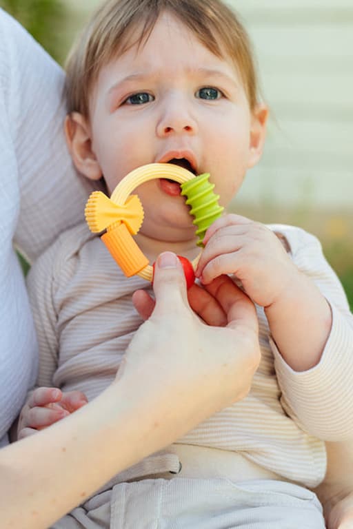 Pasta Silicone Teething Ring