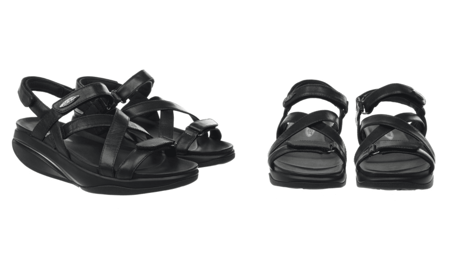 MBT dress sandals in black