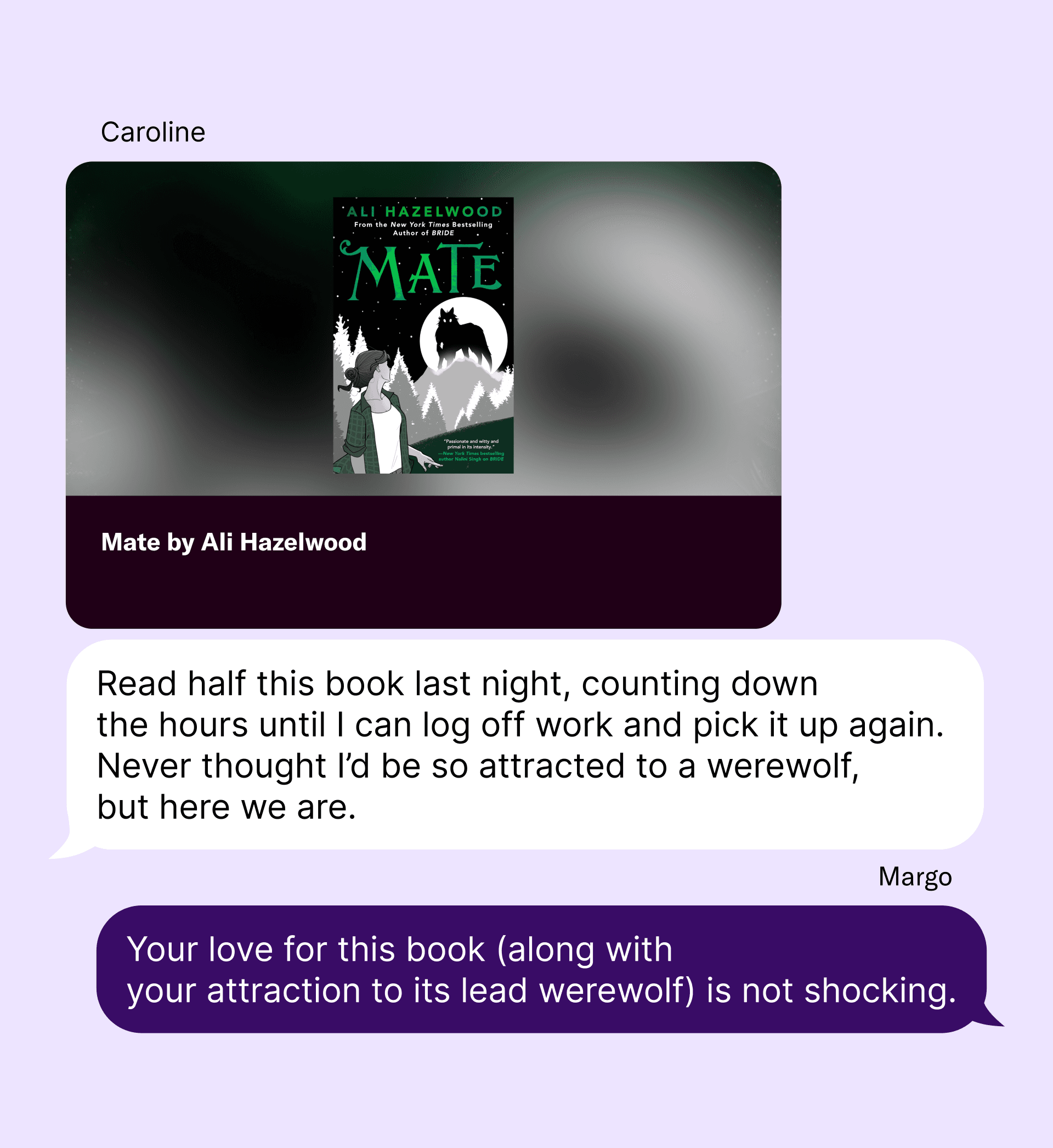 text bubbles