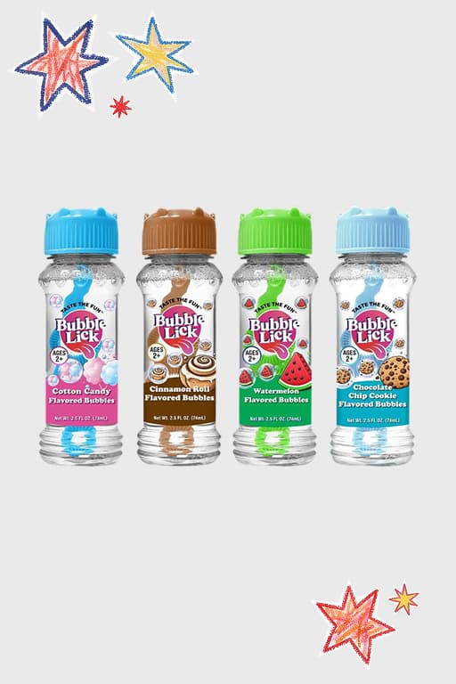 Flavored Bubbles 4 Pack
