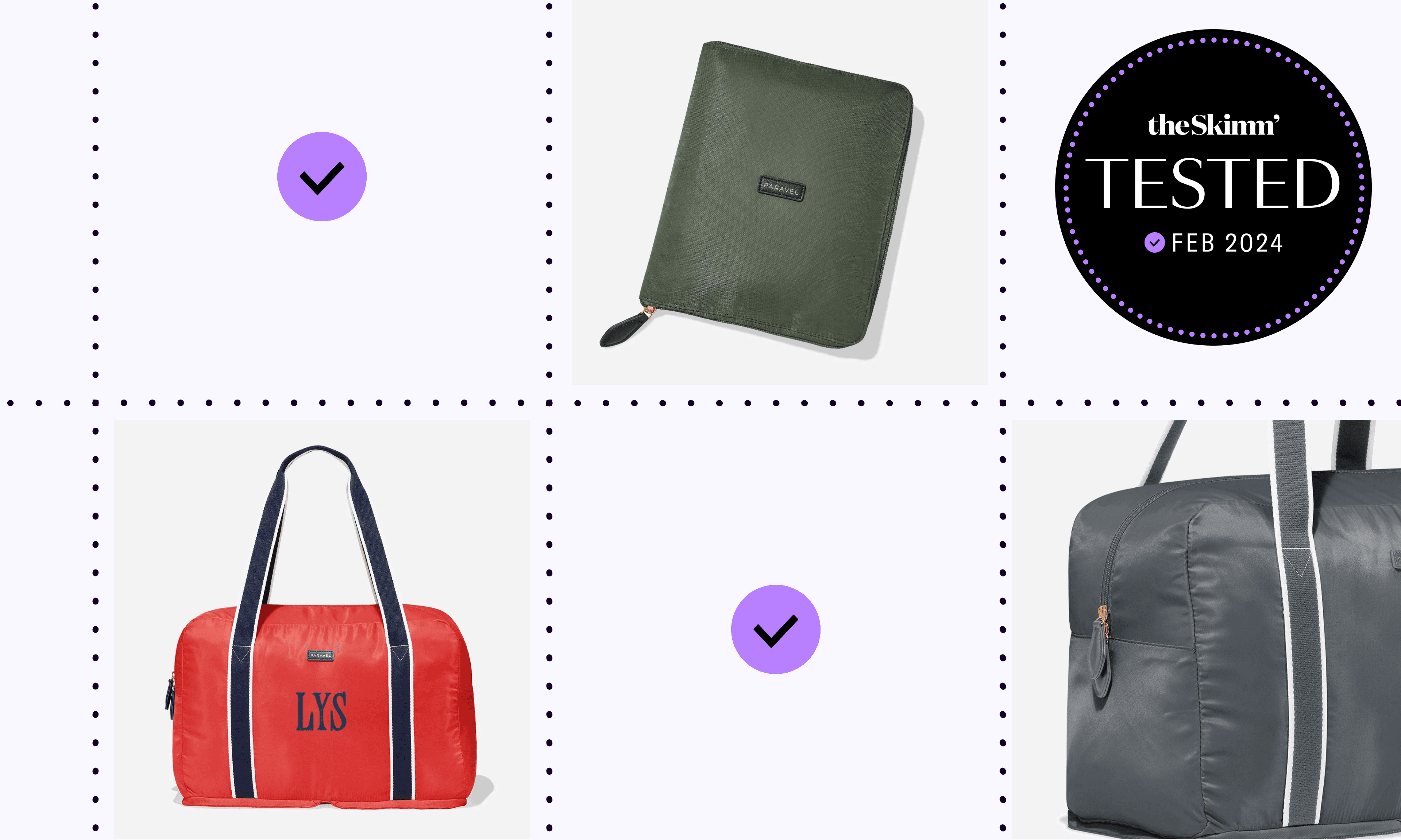 review of paravel's foldable travel tote