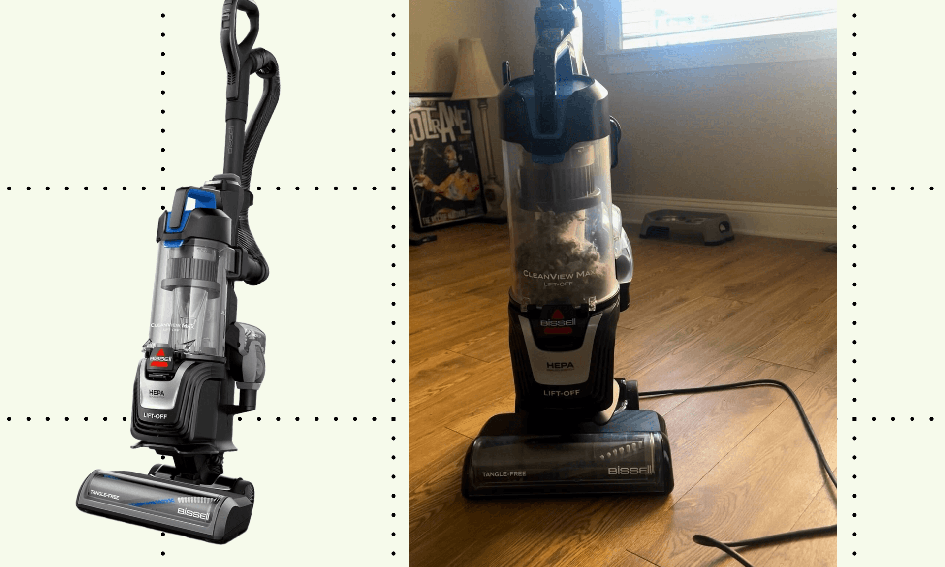 BISSELL CleanView Max Lift Off Tangle-Free Brush Roll Vacuum Cleaner