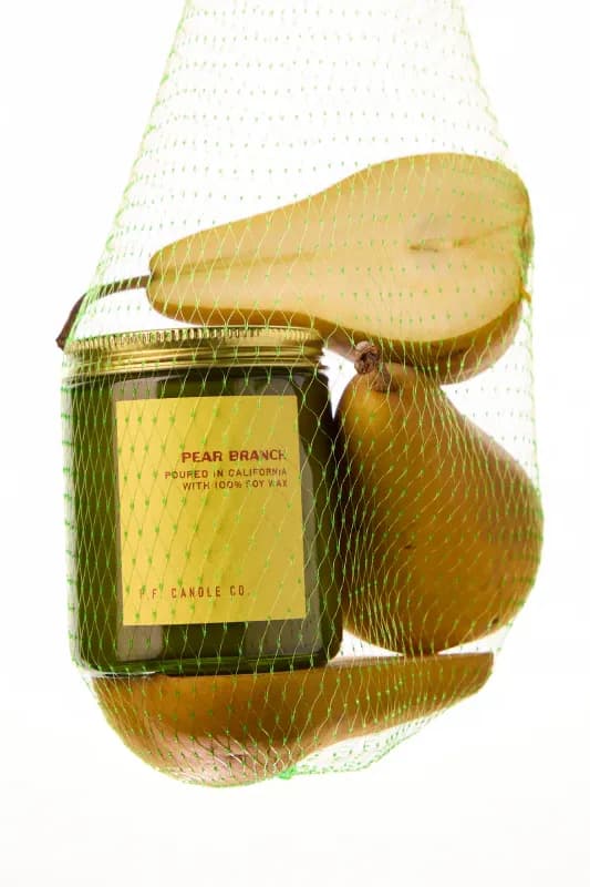 pear scented candle