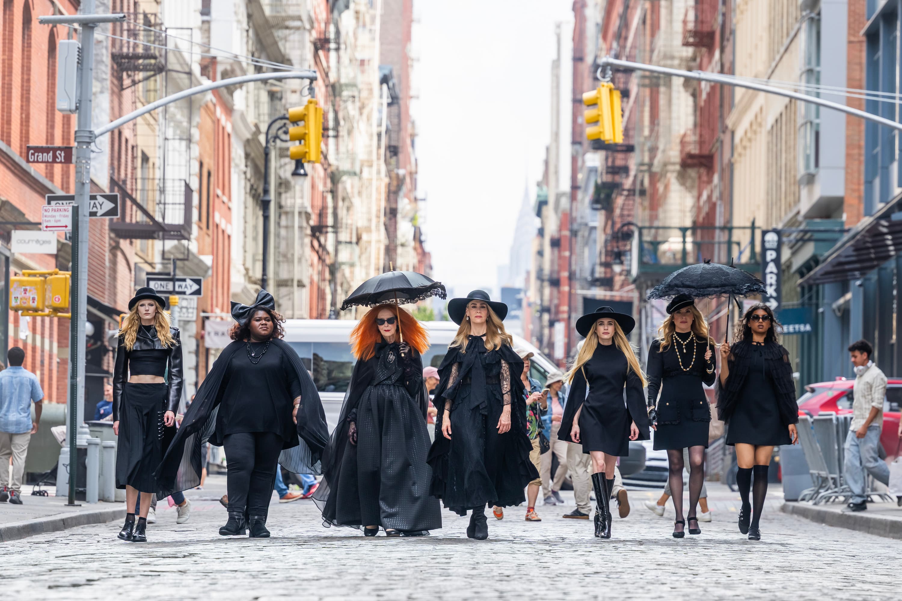 American Horror Story cast members in NYC