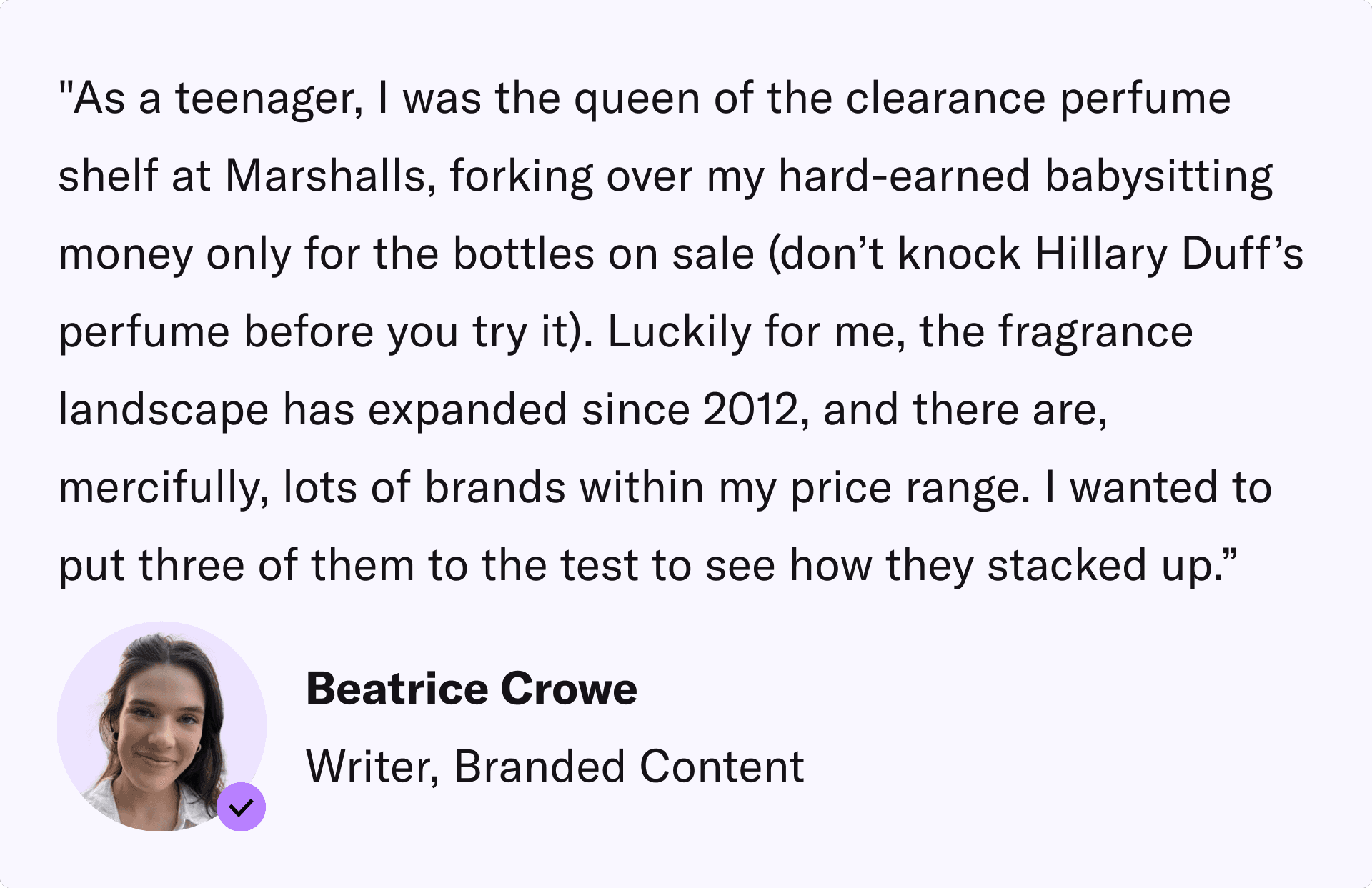 The Best Perfumes Under $100