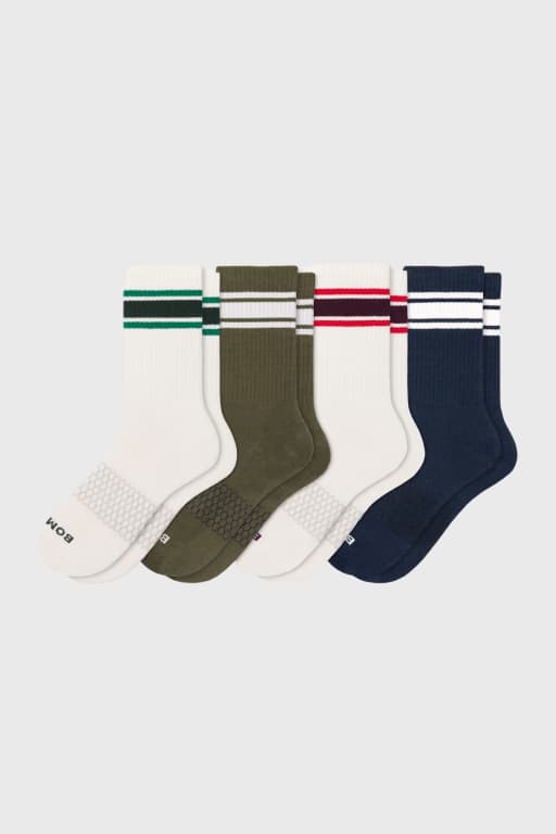 Men's Vintage Stripes Half Calf Sock 4-Pack