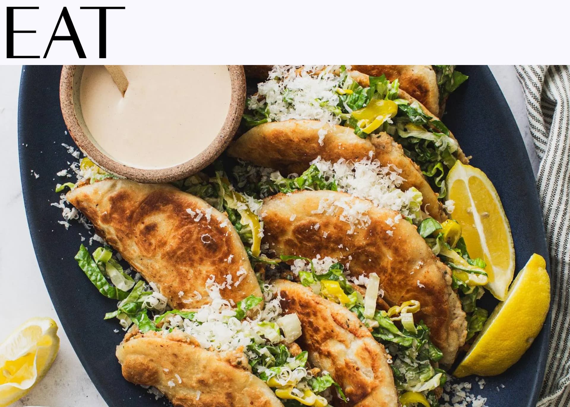 Pinch of Yum’s Chicken Caesar Smash Tacos