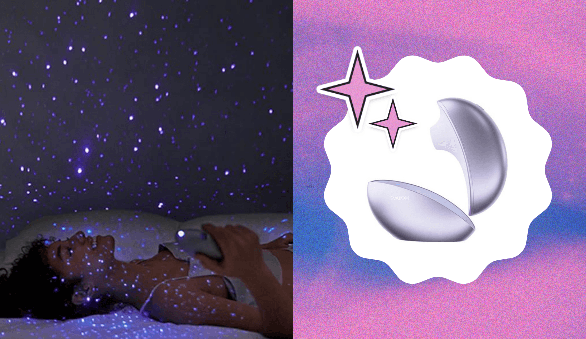 Featured image for This Clitoral Vibrator Doubles as a Galaxy Projector, so You Can Set the Mood for ‘Me Time’ That’s Out of This World