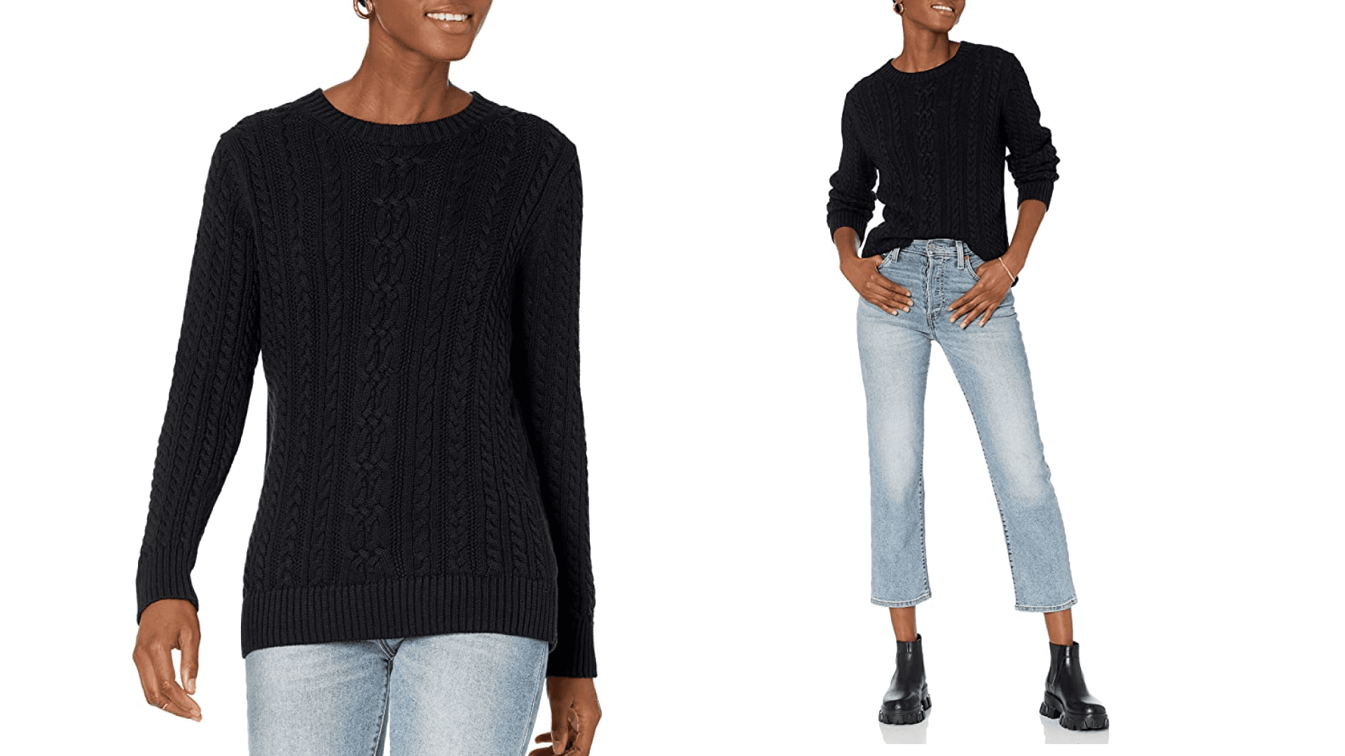 Cable-knit cardigan