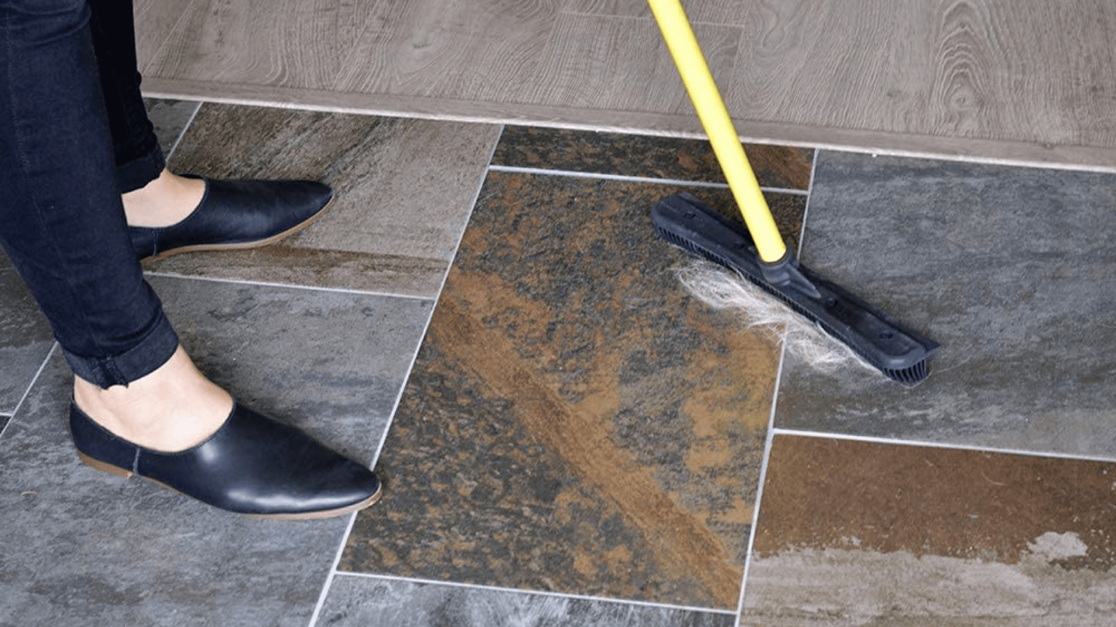 pet hair rubber broom