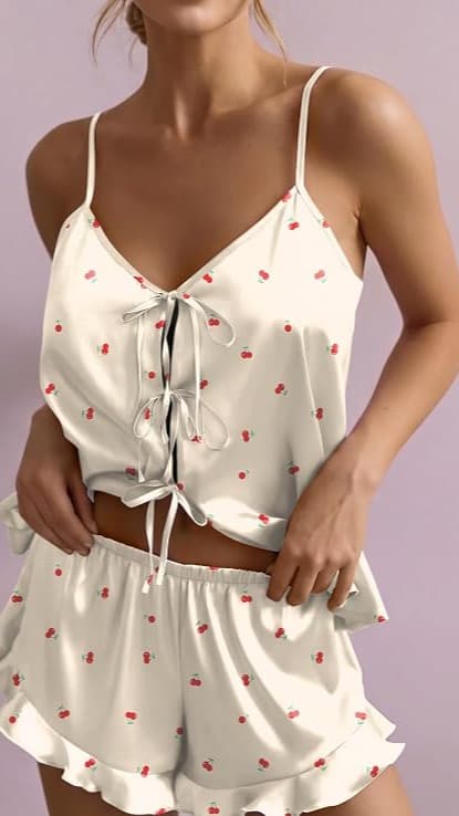 silk pajama set