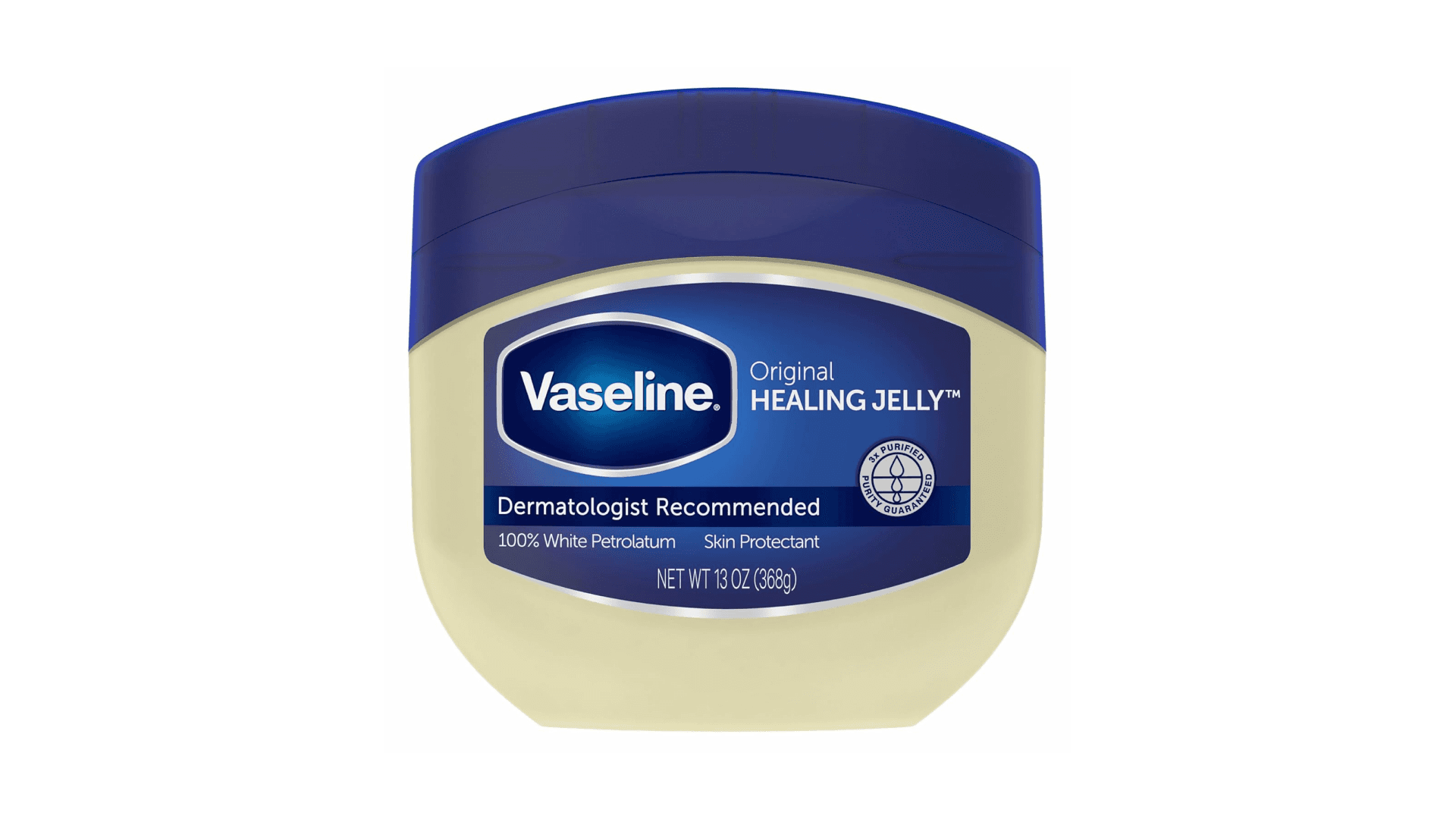 Vaseline Healing Jelly Original White Petroleum Jelly Protectant For Dry Cracked Skin and Eczema Relief Pure Petroleum Jelly 13 oz