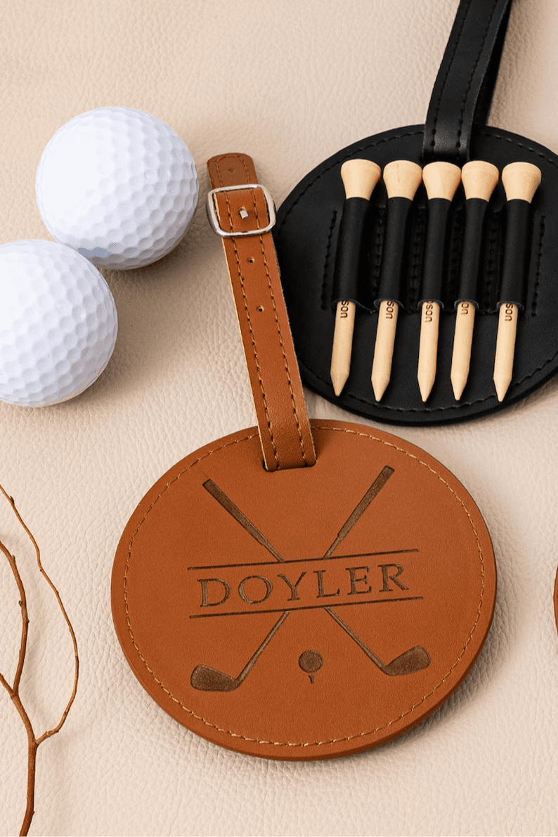 golf tee tag