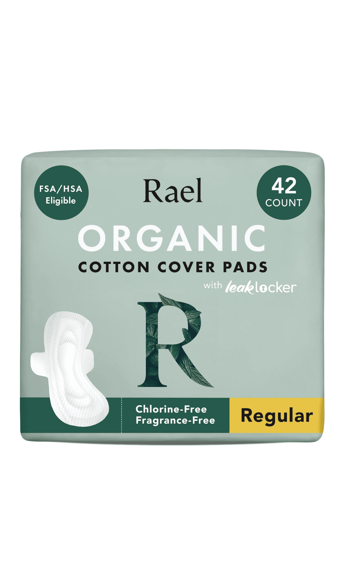 Rael Organic Cotton Cover Pads Regular
