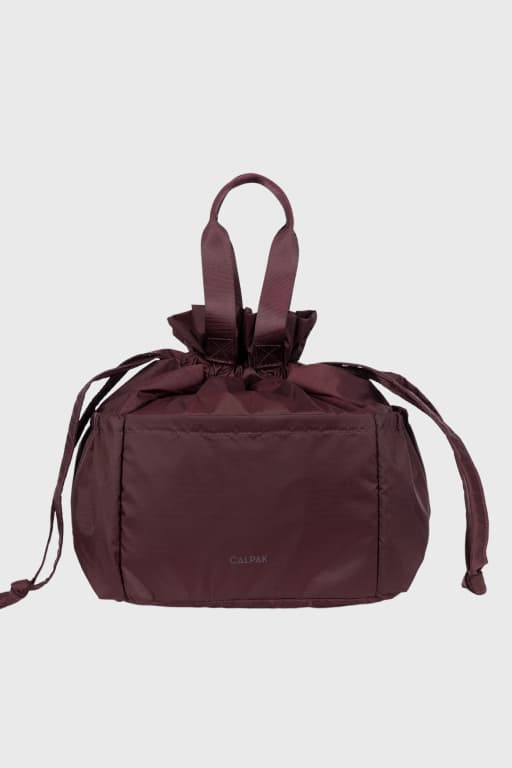 Insulated Lunch Bag in Dark Cherry